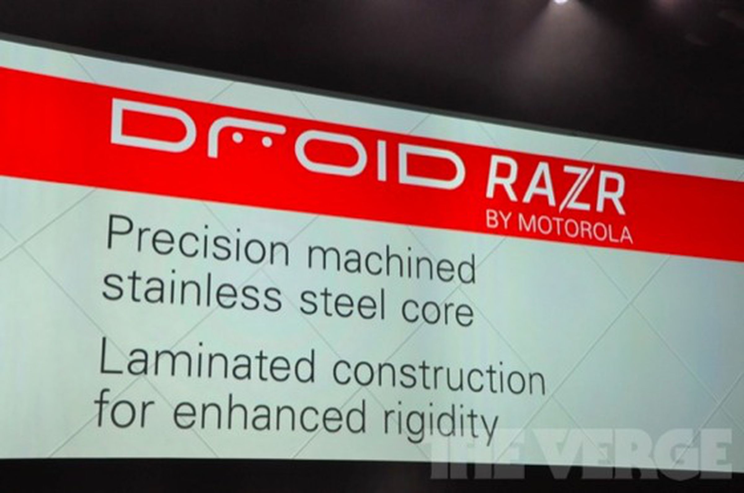 Motorola Droid RAZR announcement photos