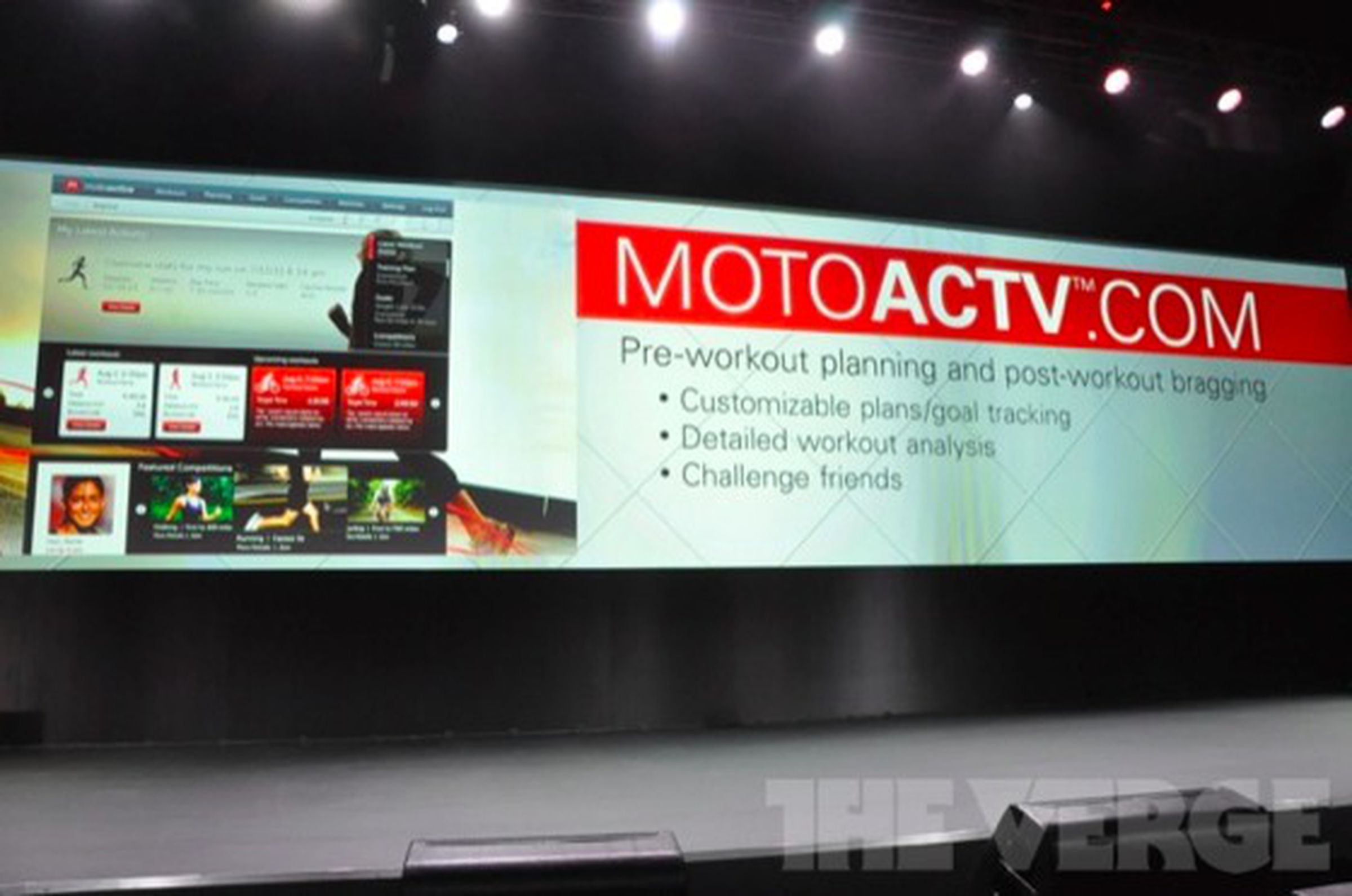 Motorola MotoACTV announcement photos