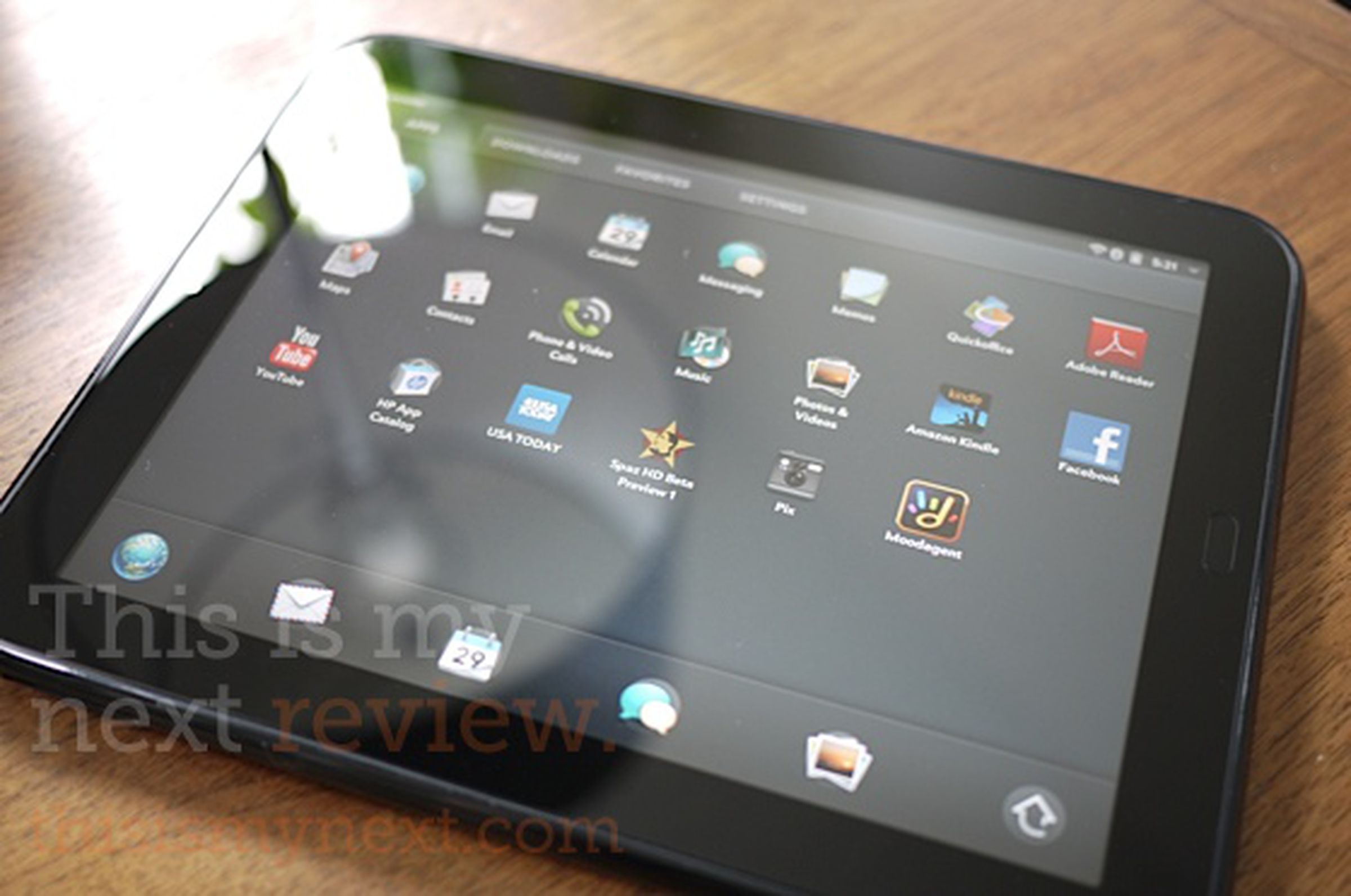HP TouchPad Review pictures