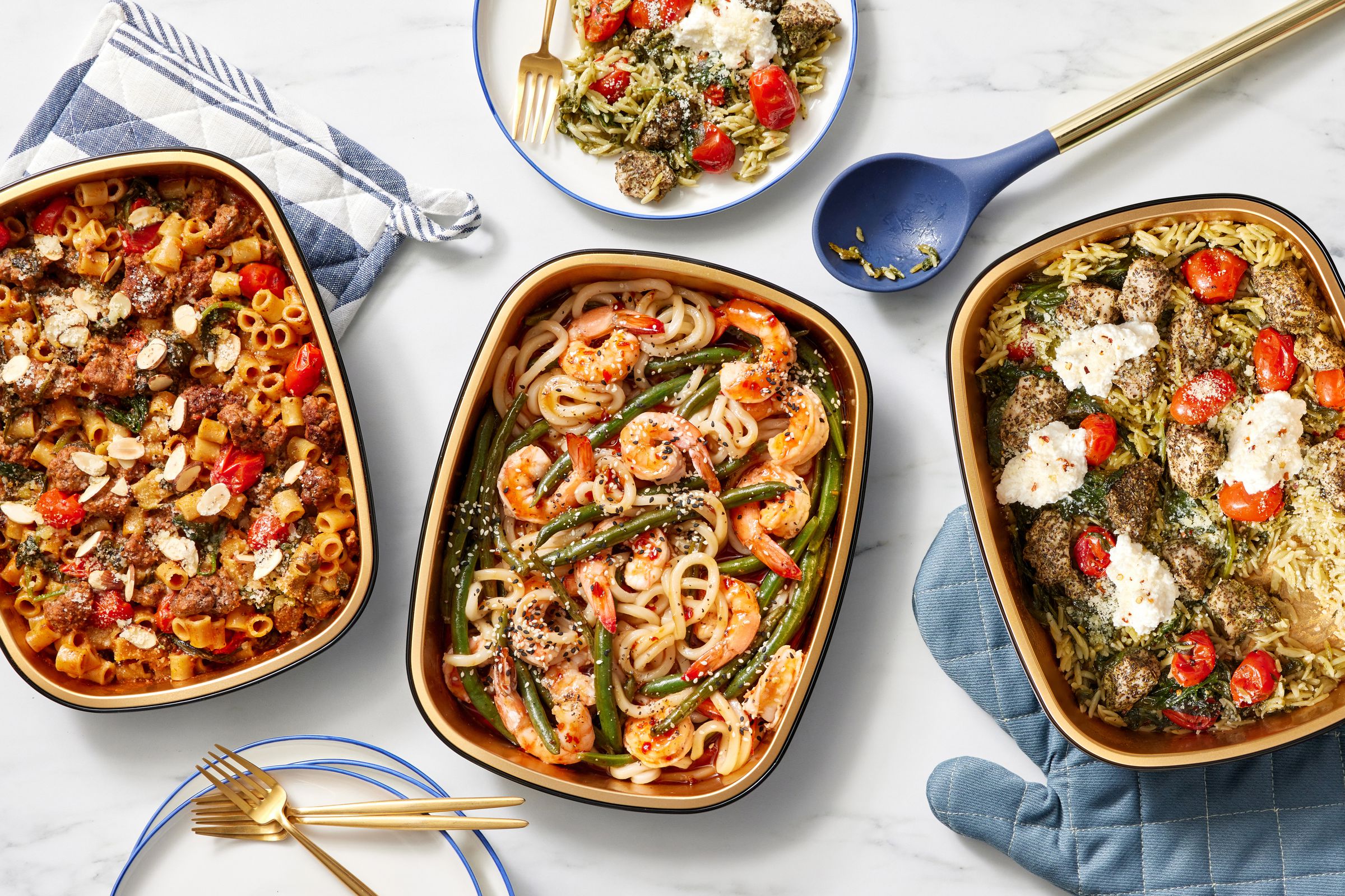 Some assembly required. Blue Apron’s new Ready to Cook meals mean even less effort on your part.