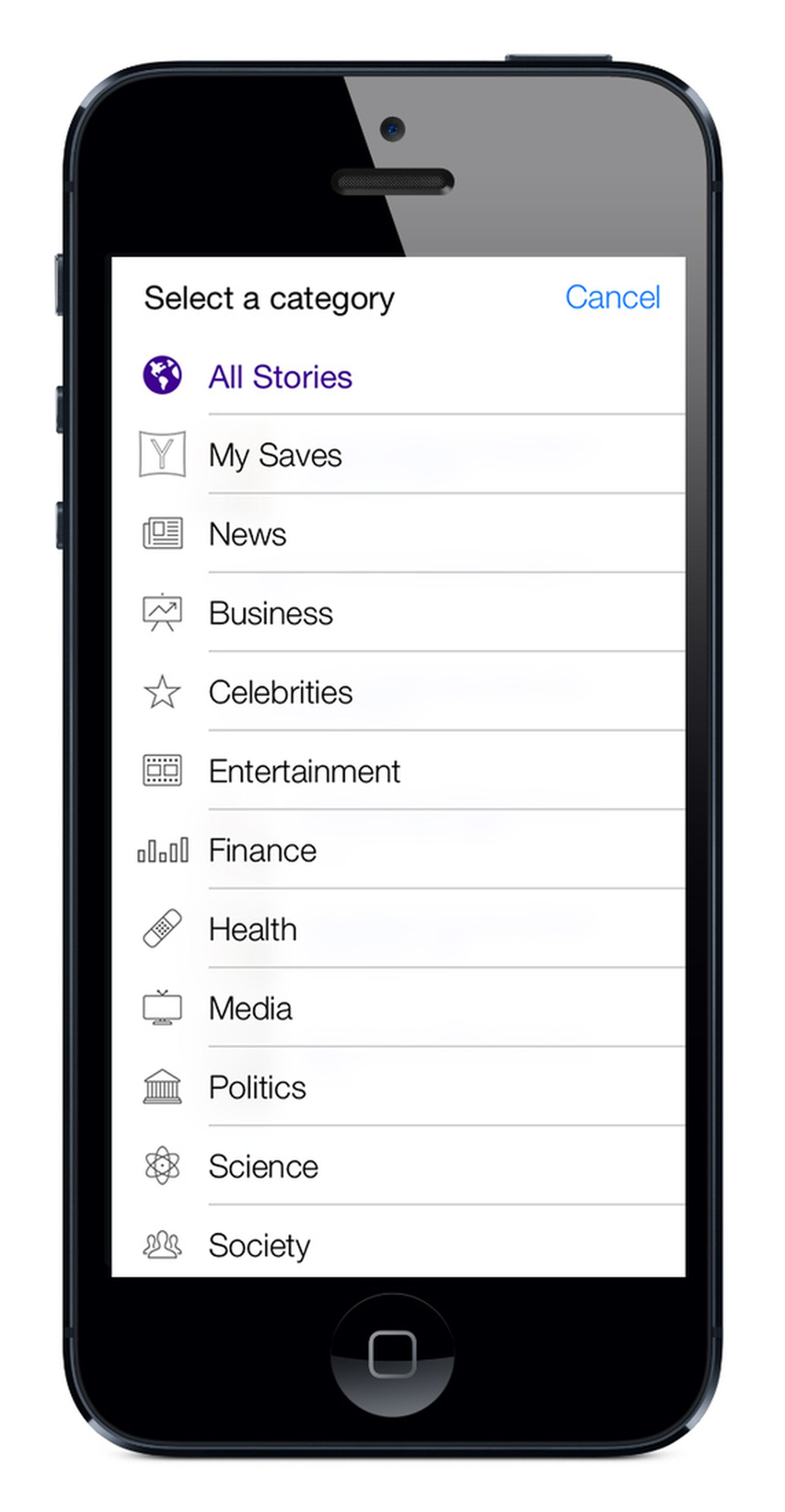 Yahoo for iOS update