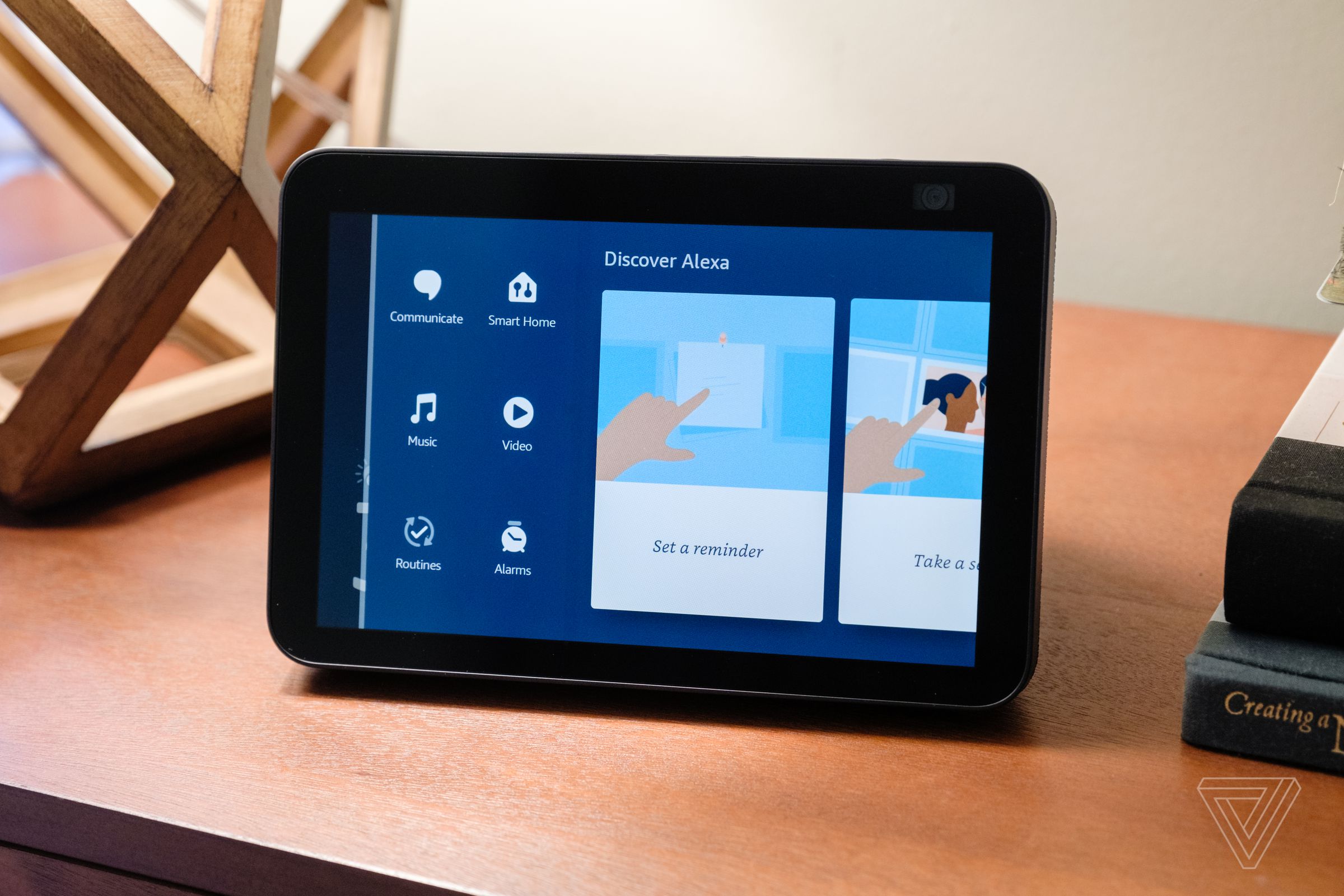 The new Echo Show 8 is noticeably faster when responding to touch input.