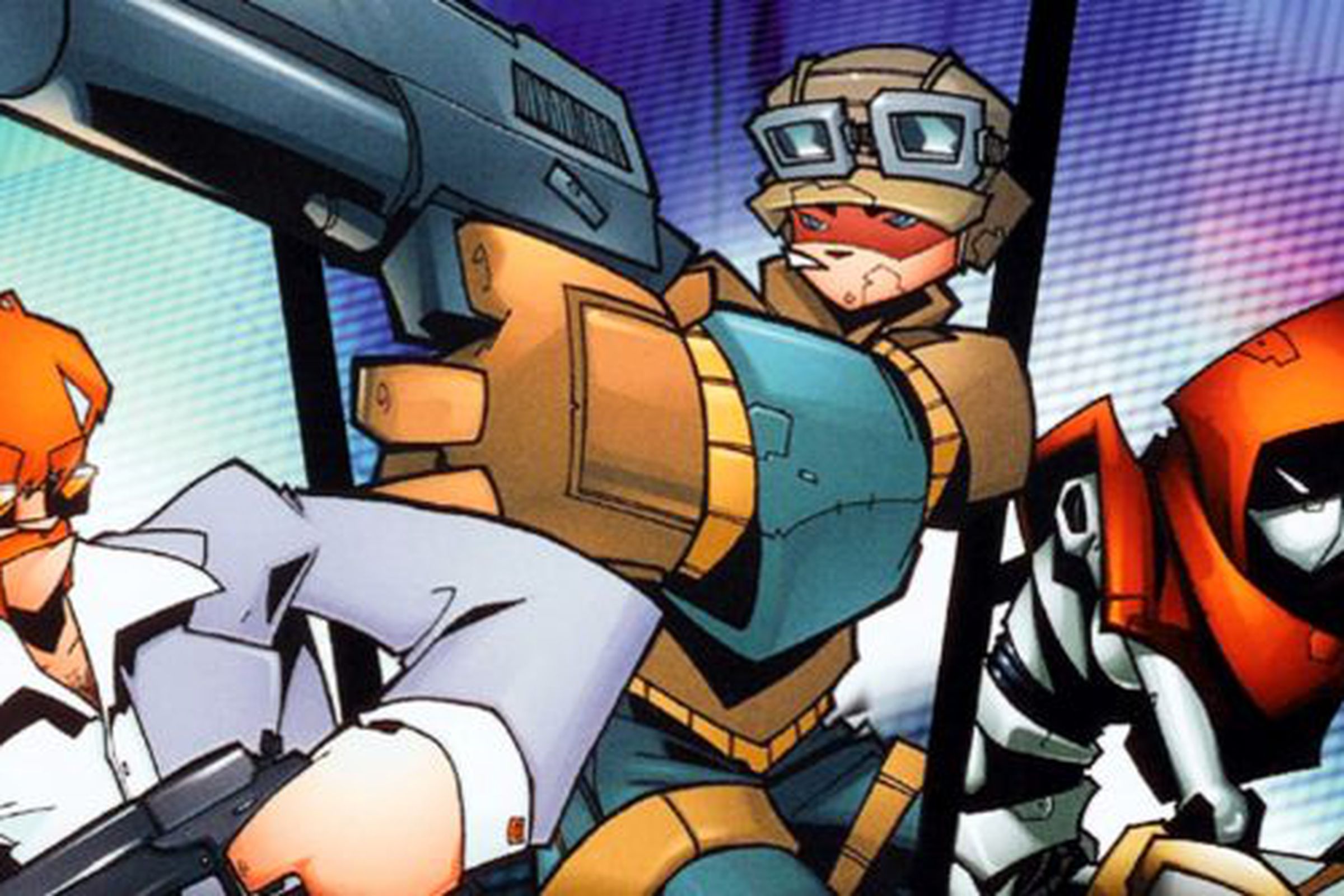 Cover art from the original TimeSplitters 2 released in 2002.
