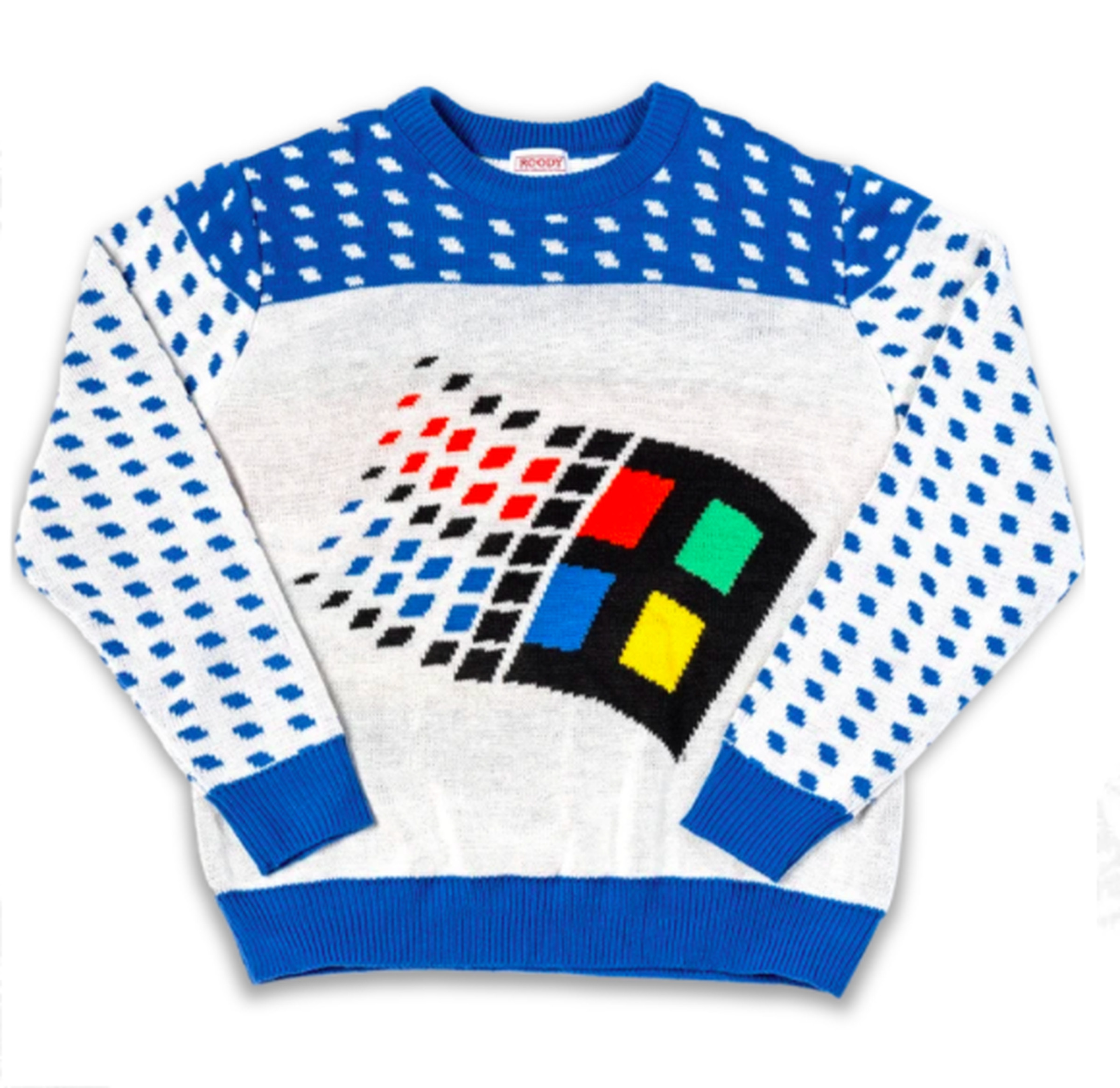 The Windows 95 ugly sweater that started it all is still one of the most popular.