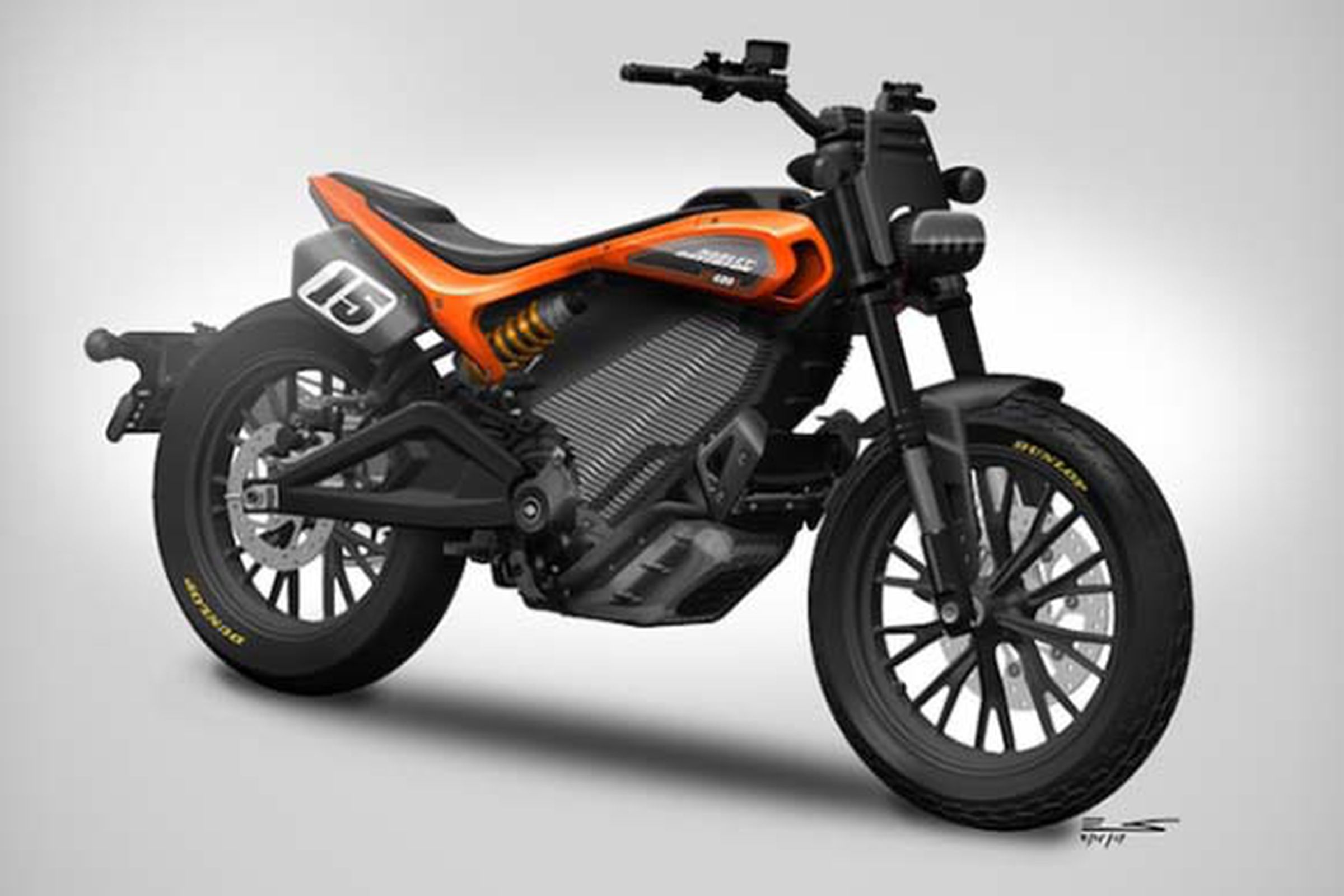 A Harley-Davidson concept image from 2019 showing a potential future middleweight model.