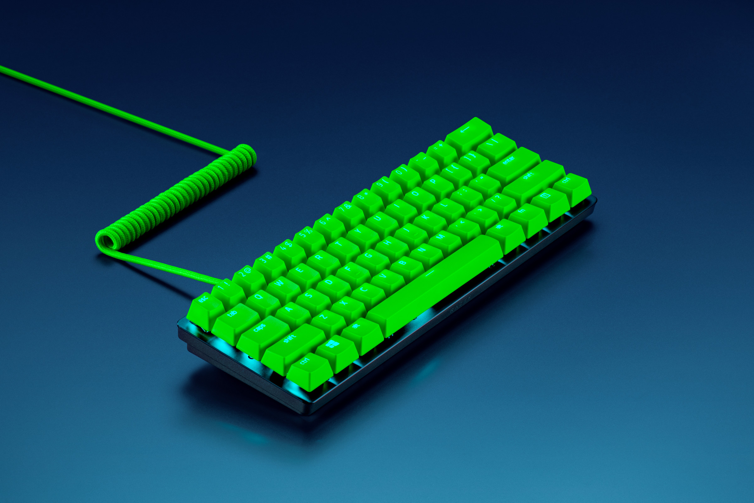 Razer’s PBT keycaps can now be bought with a matching USB cable.