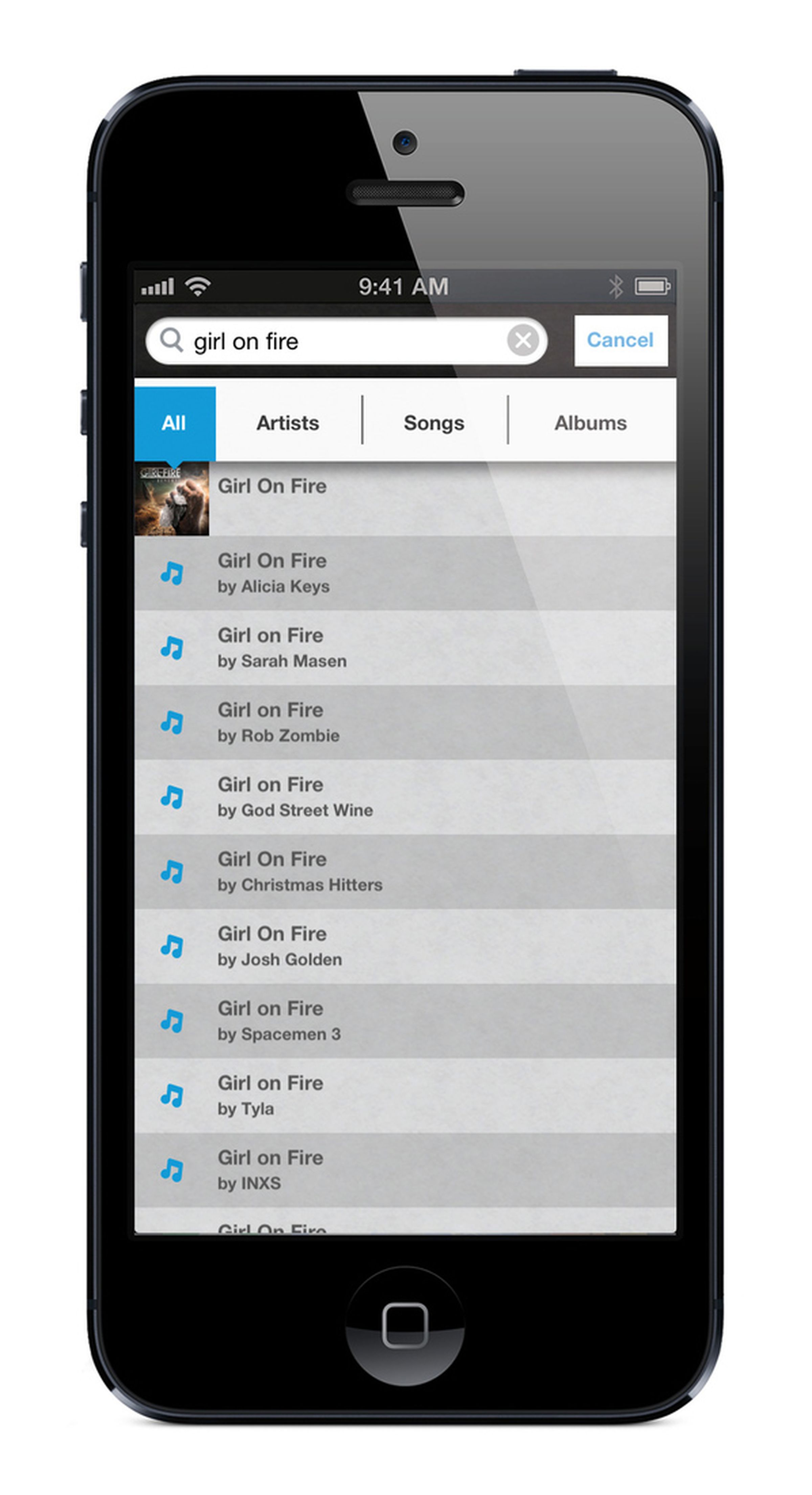 Slacker 2013 redesign screenshots