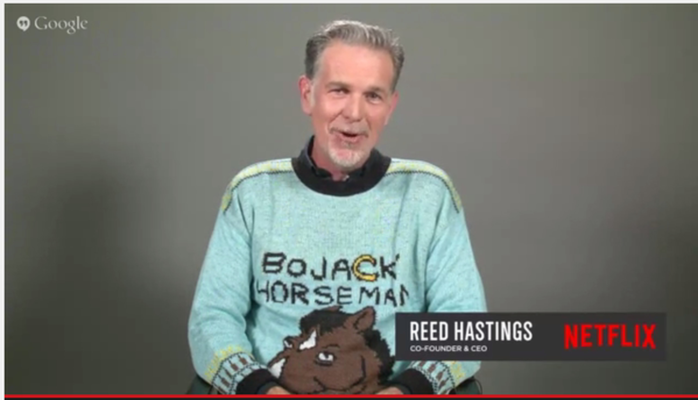 reed hastings sweater