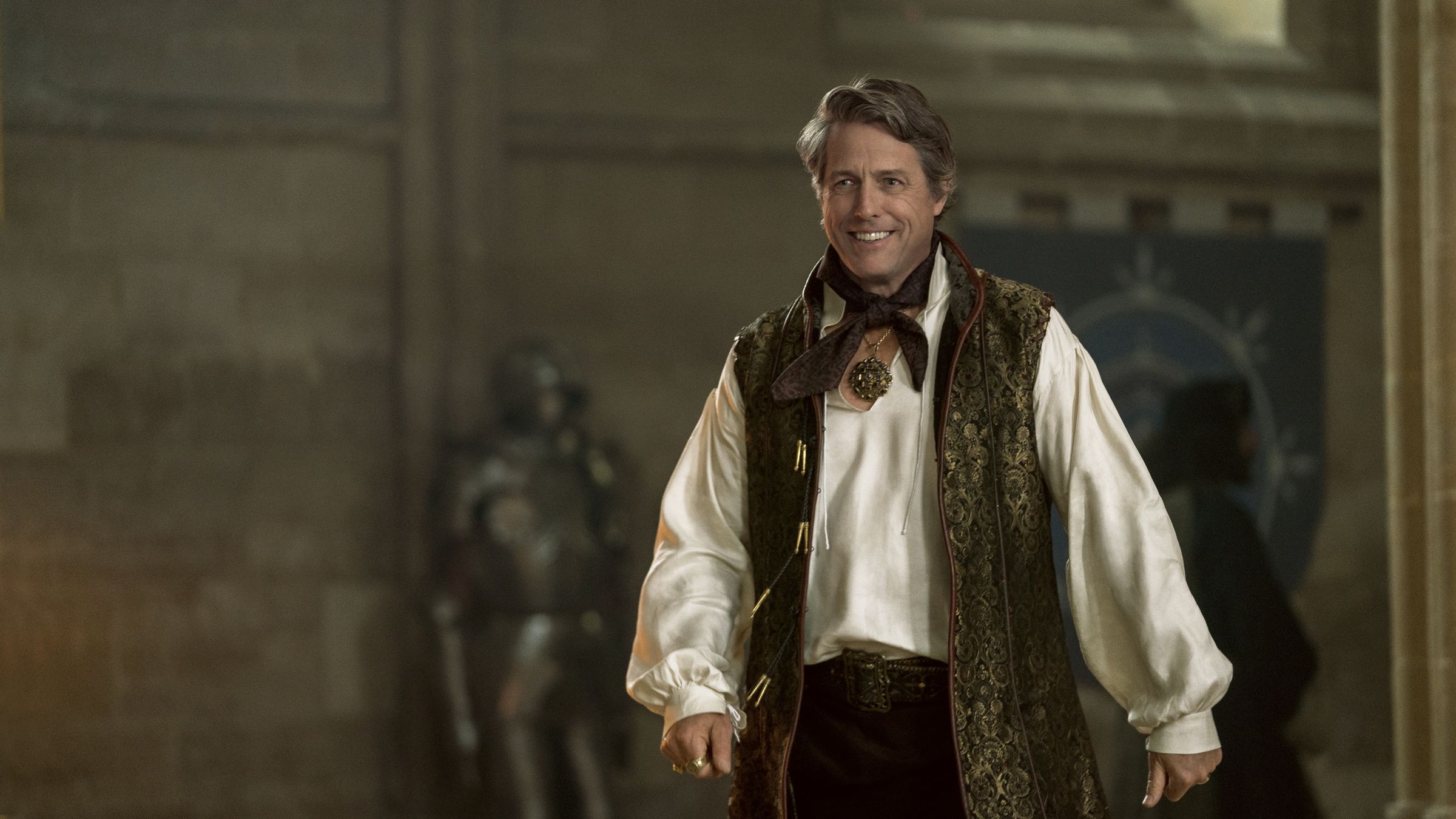 Hugh Grant as Forge Fitzwilliam in Paramount’s Dungeons &amp; Dragons: Honor Among Thieves.