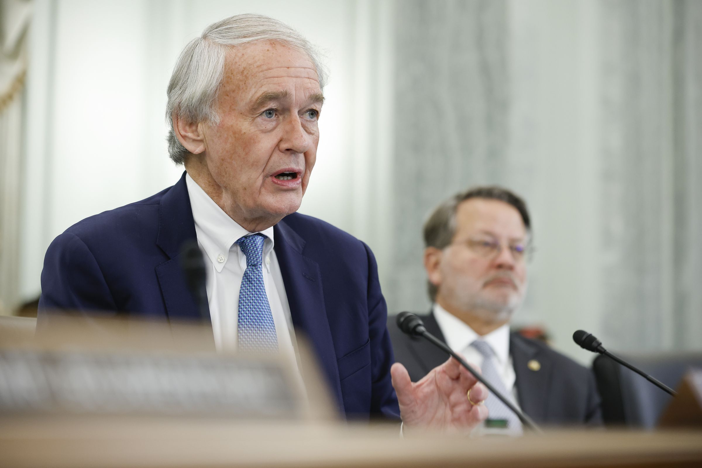 Sen. Ed Markey speaks as part of a congressional committee