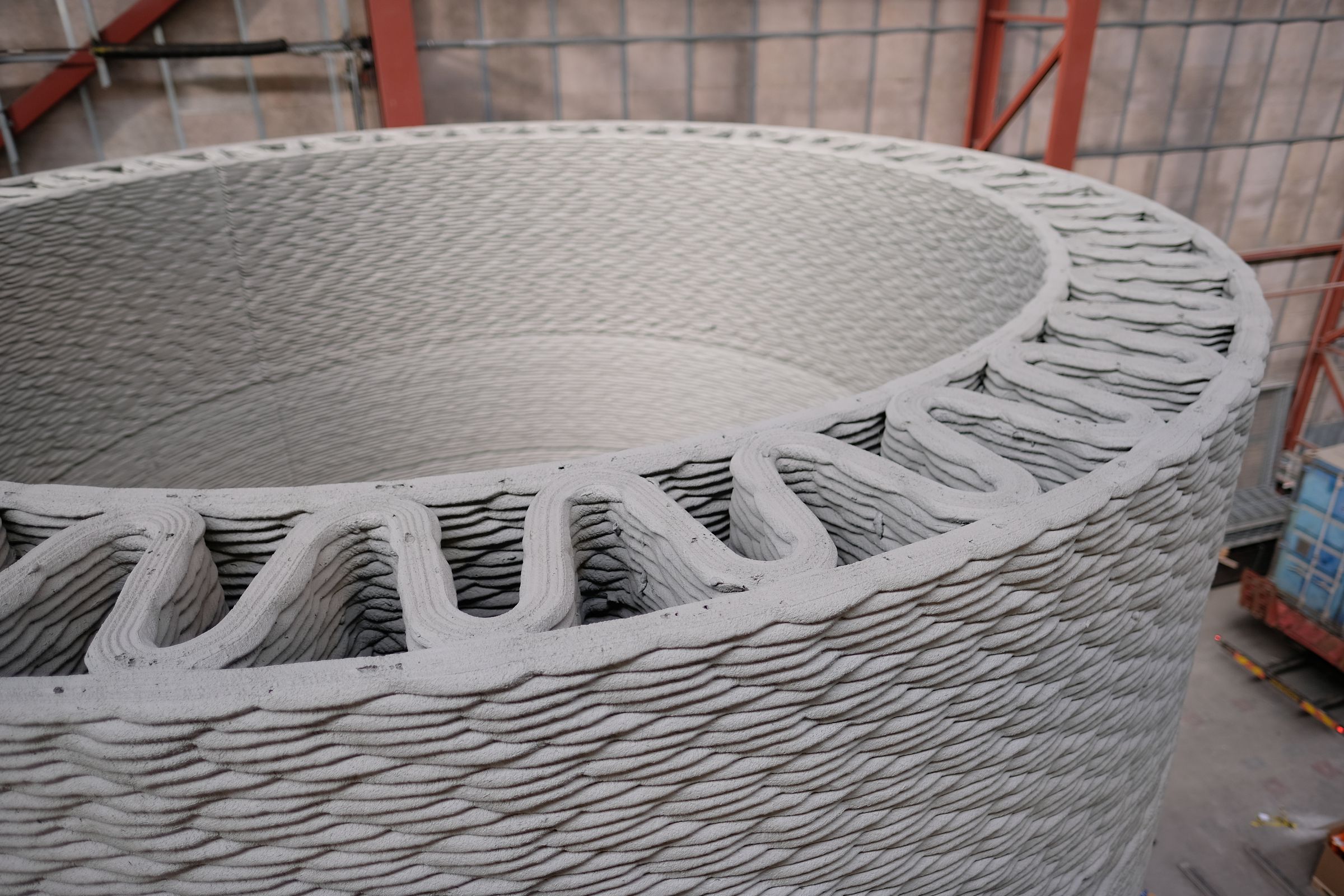 GE’s prototype 3D-printed base for wind turbines