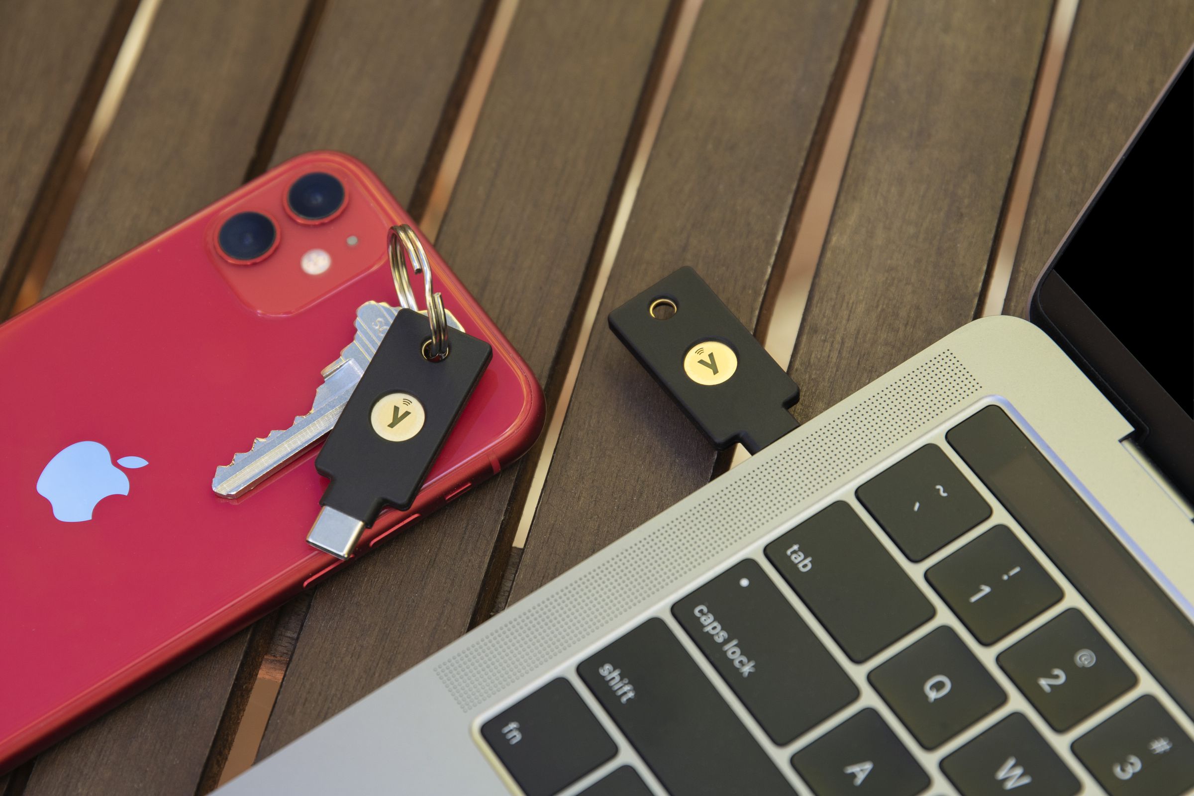 If you want to use a security key with your Apple account, you’ll need two keys