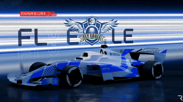 A GIF showing a racer juking left, then right, then stopping.