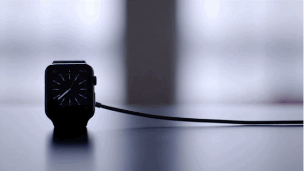 Apple Watch charging GIF
