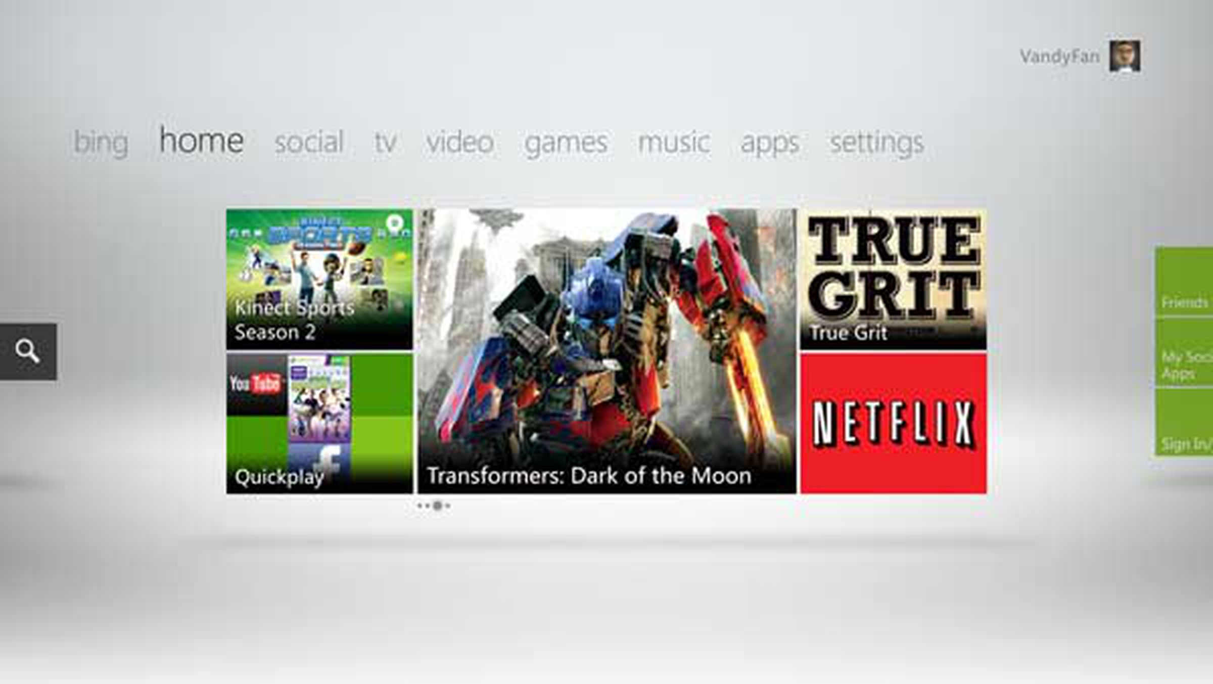 Xbox TV Experience