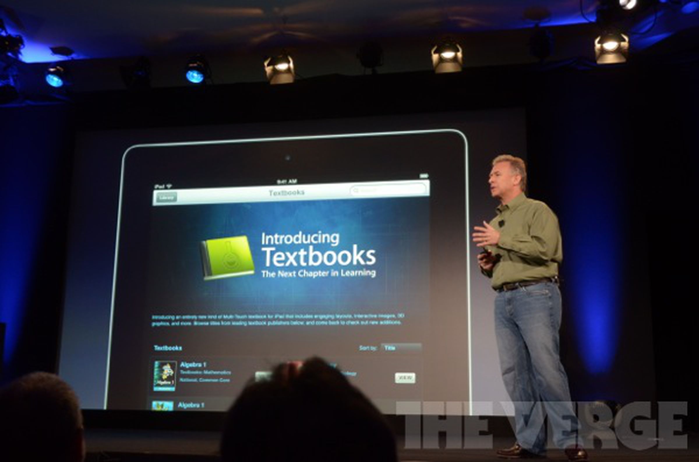 Apple's publishing partners for digital textbooks liveblog pictures