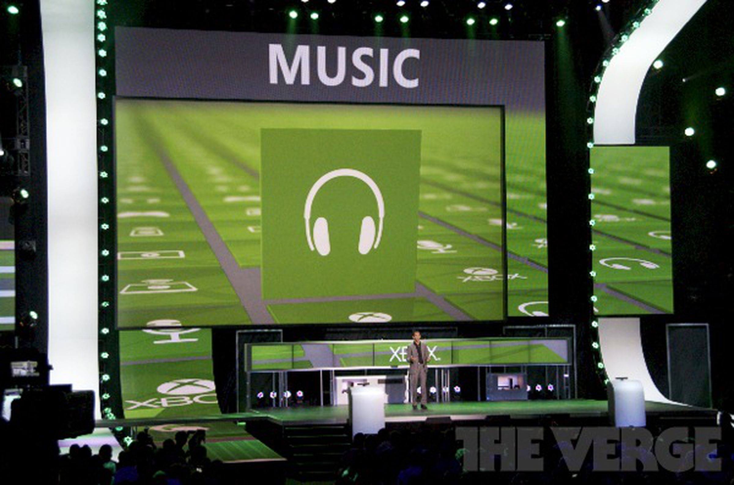 Xbox Music E3 2012 press conference photos