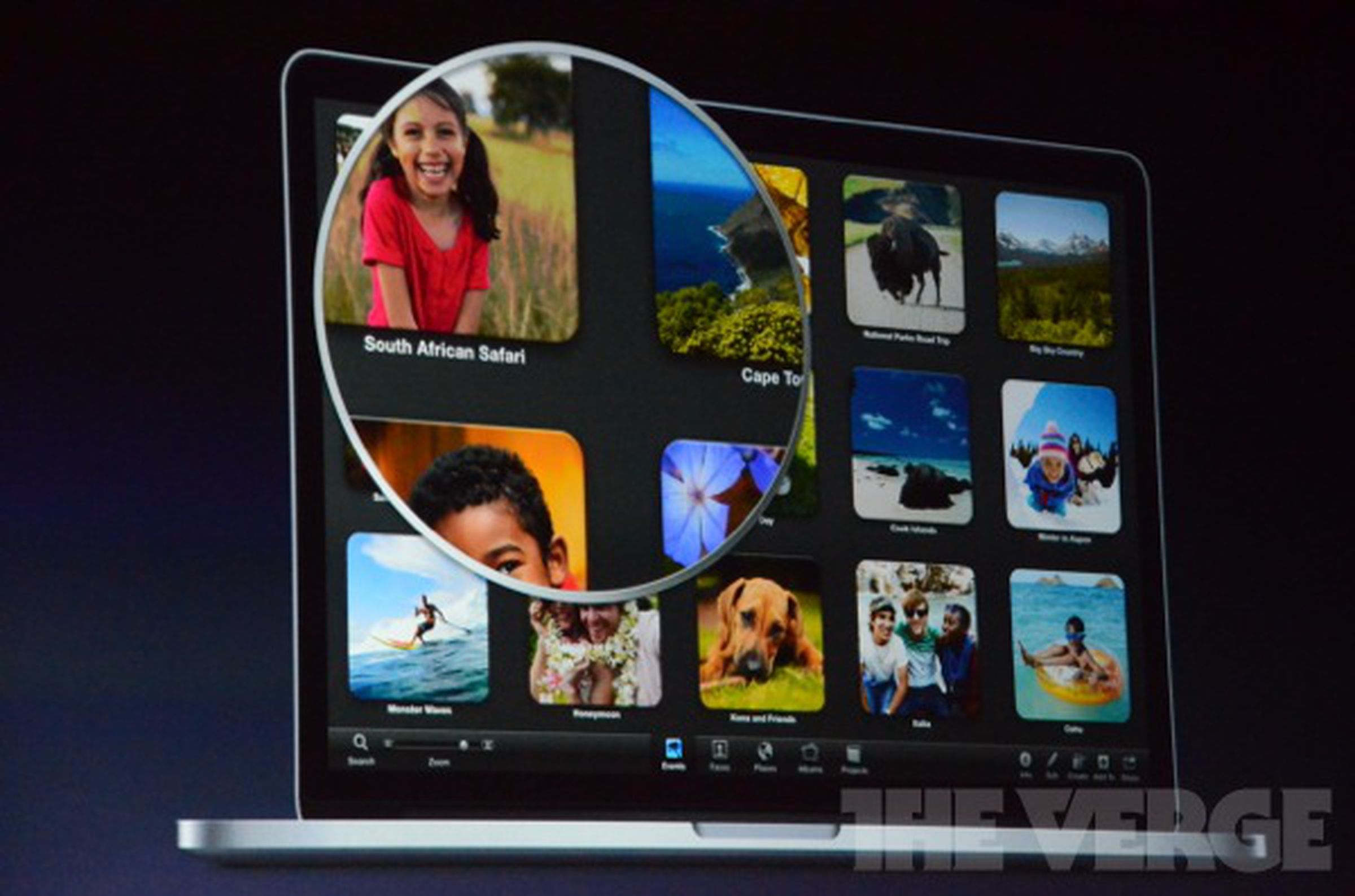 OS X retina graphics liveblog photos