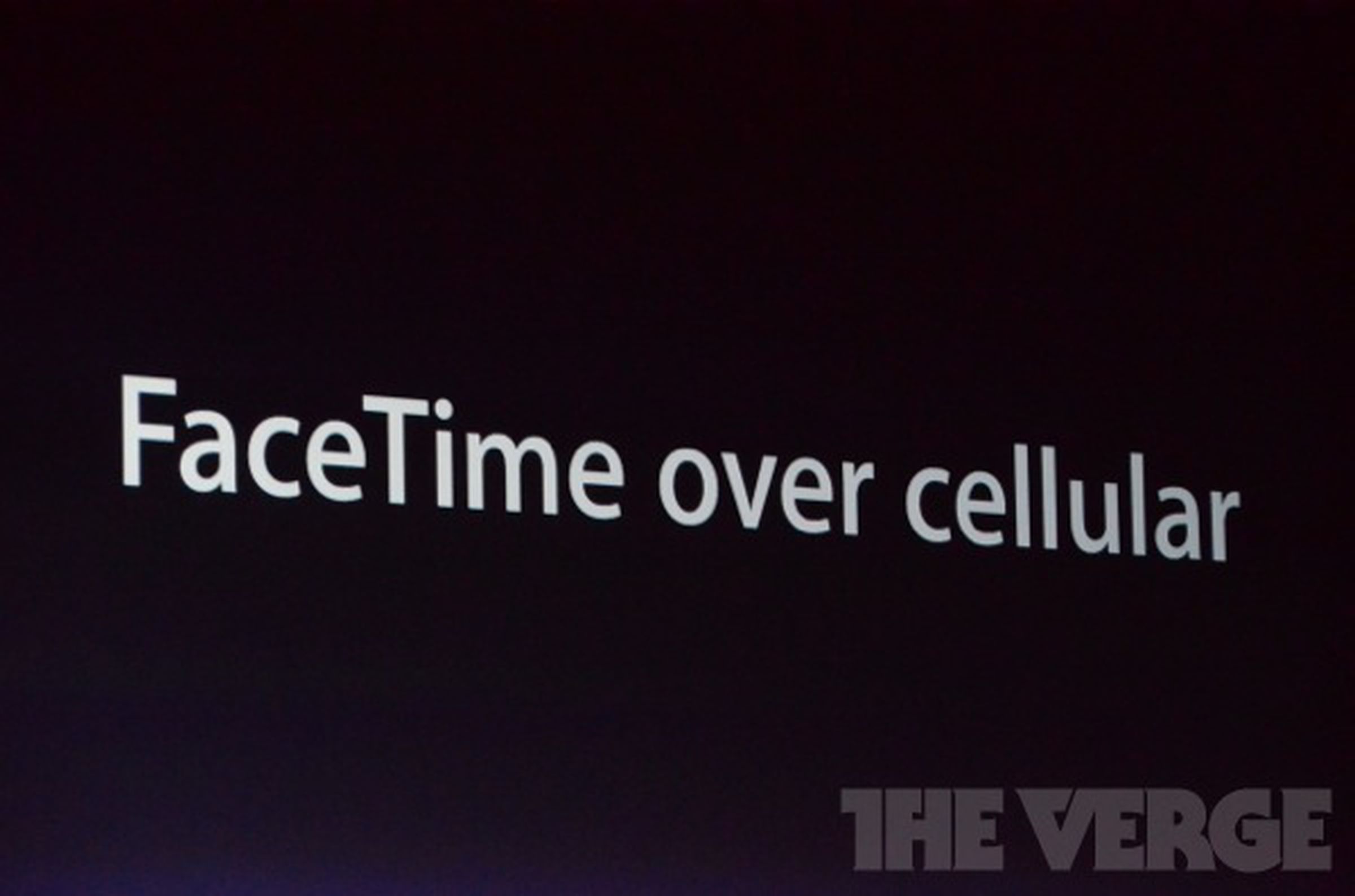 Facetime for cellular on iOS 6 liveblog images