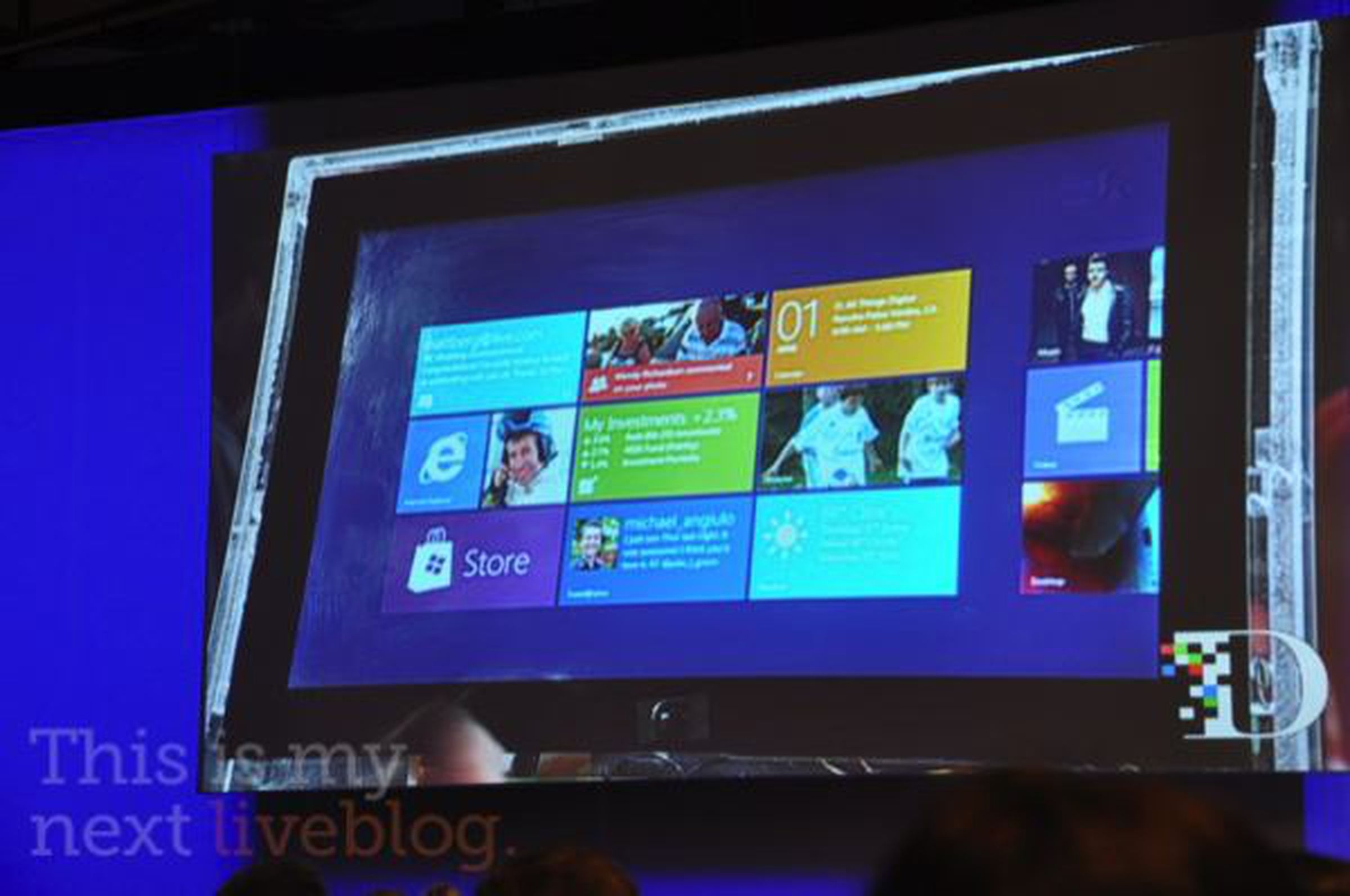 Windows 8 shown at D9