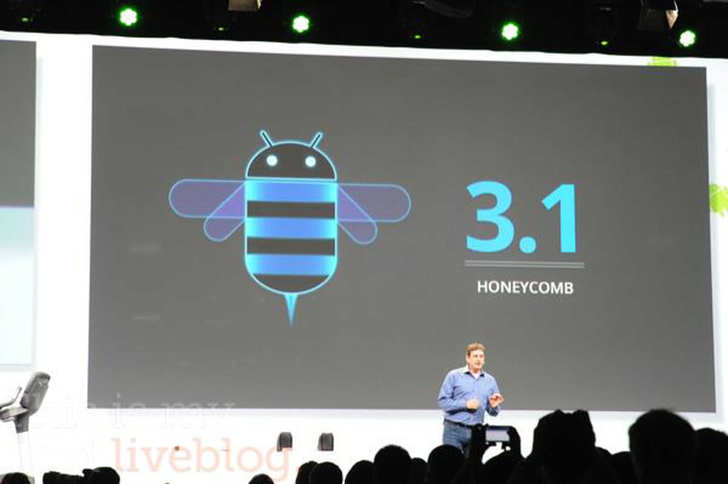 Android 3.1 Honeycomb announcement pictures