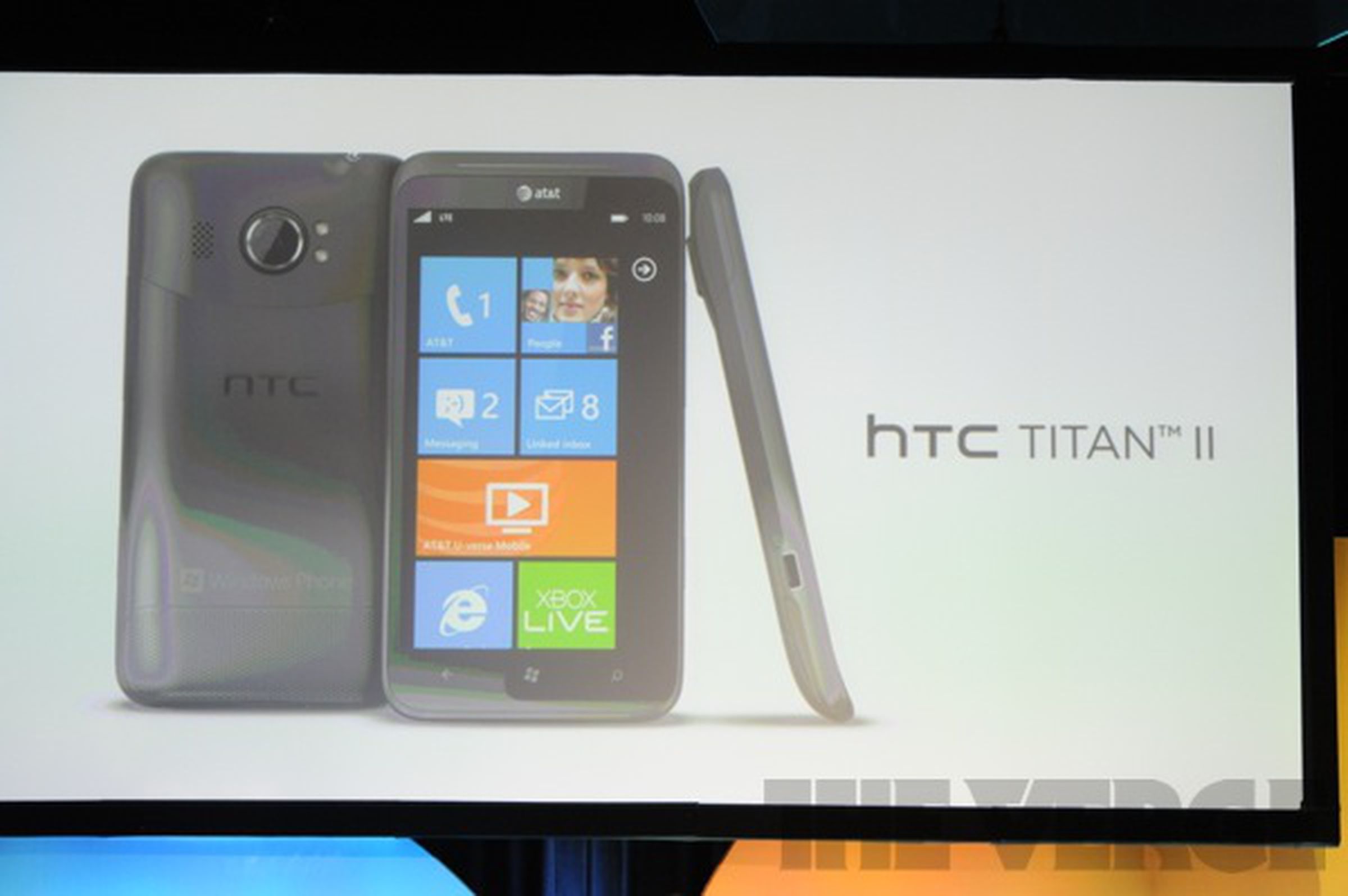 HTC Titan II for AT&T announcement photos