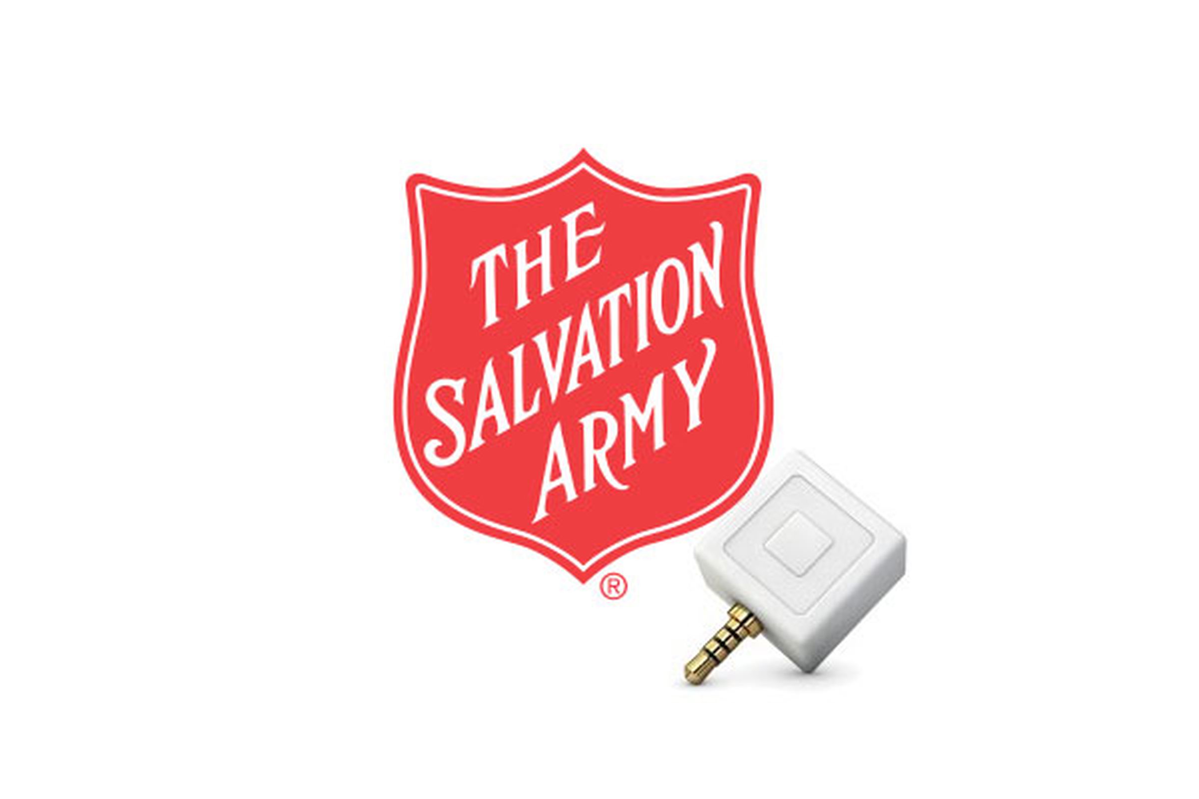 Salvation Army and Square Reader
