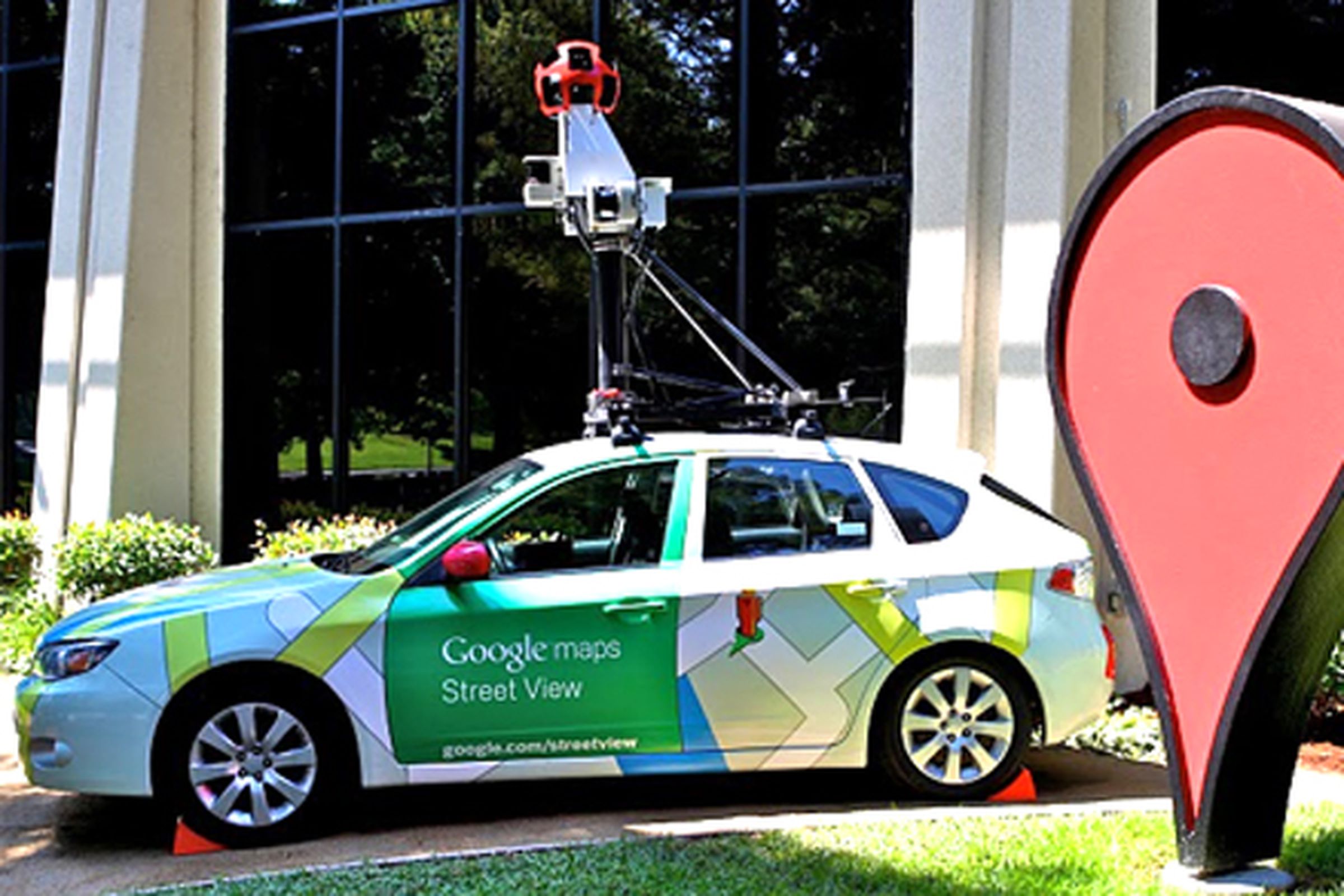 Google Street View car promo image