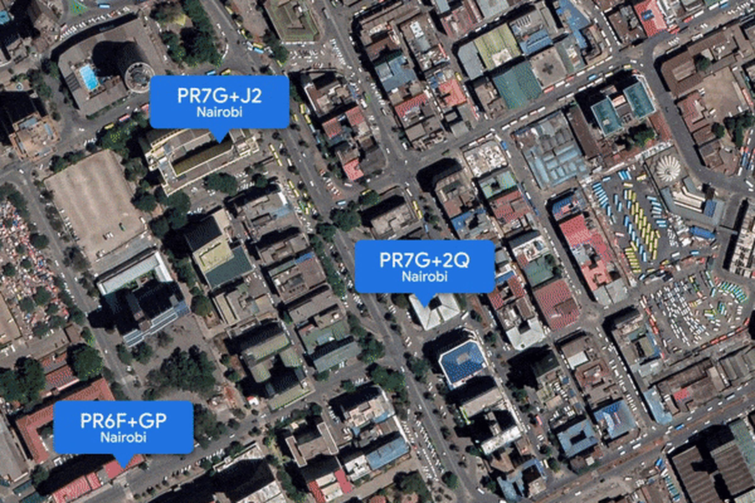 Plus Codes consist of six digits, and can represent locations when street addresses aren’t in common use. 