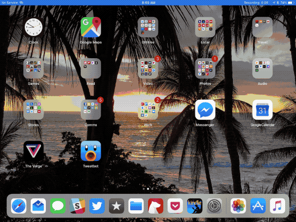 iPad Pro multitasking.