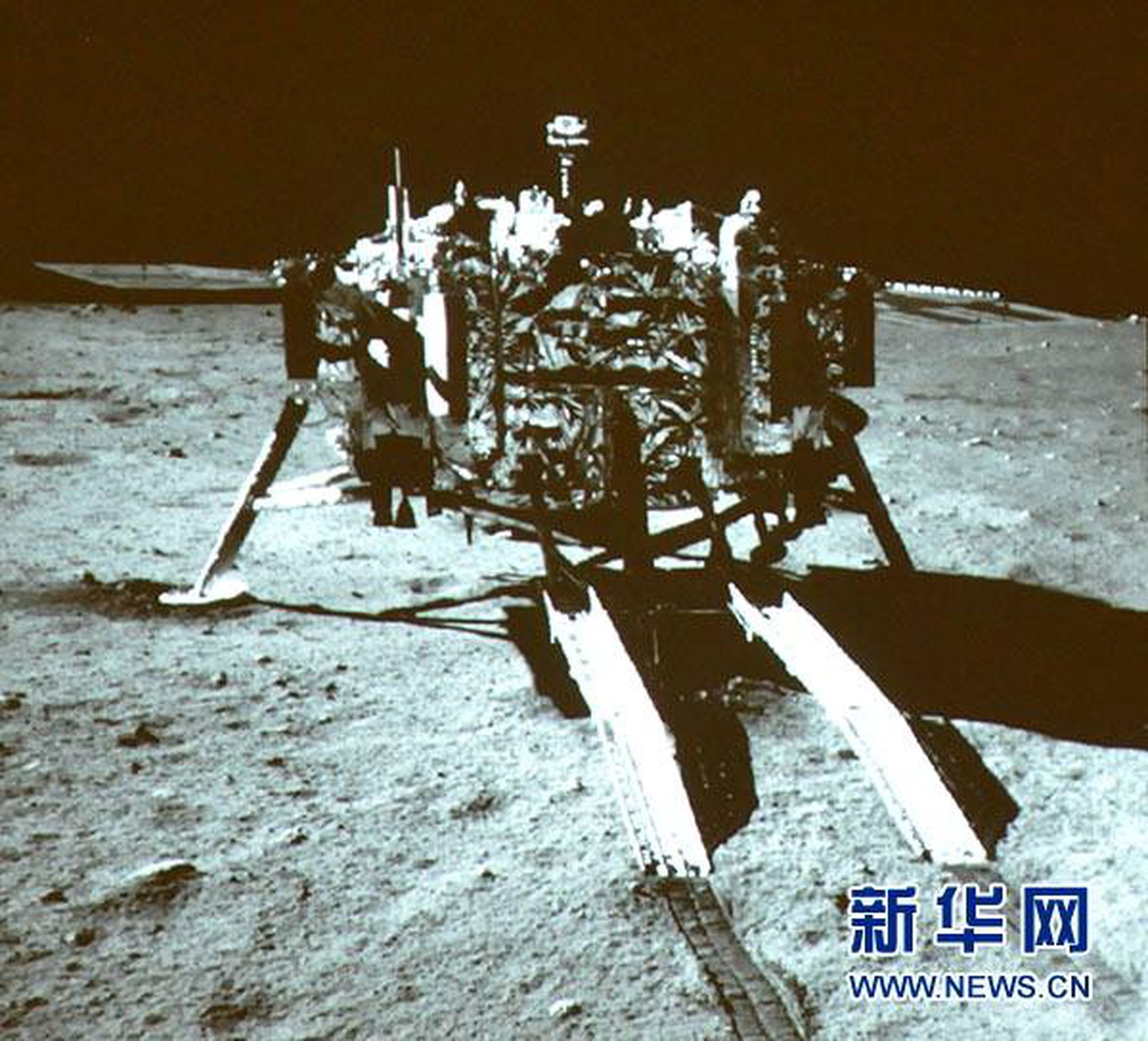 The first photos from China's moon mission