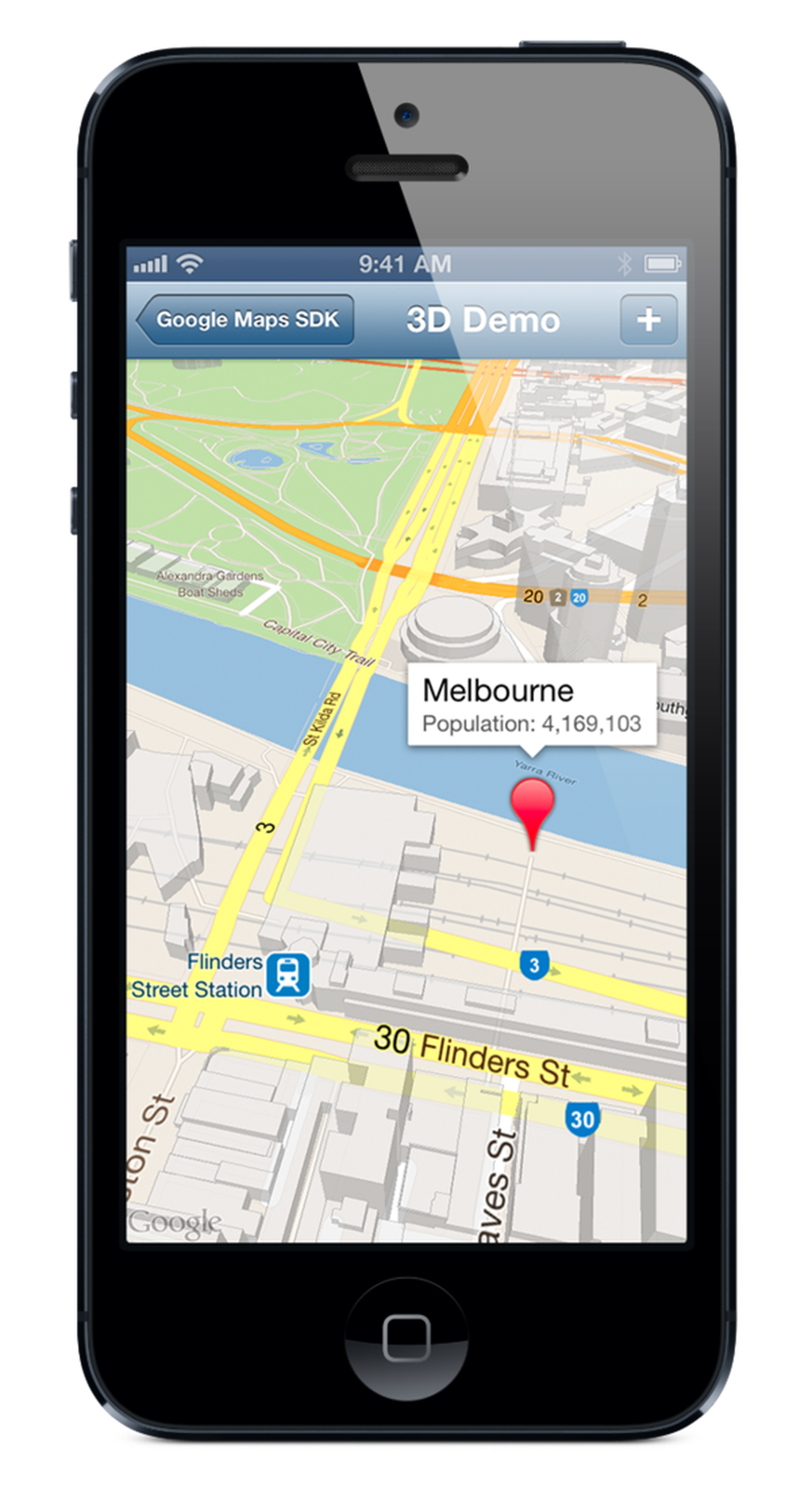 Google Maps for iPhone press image gallery