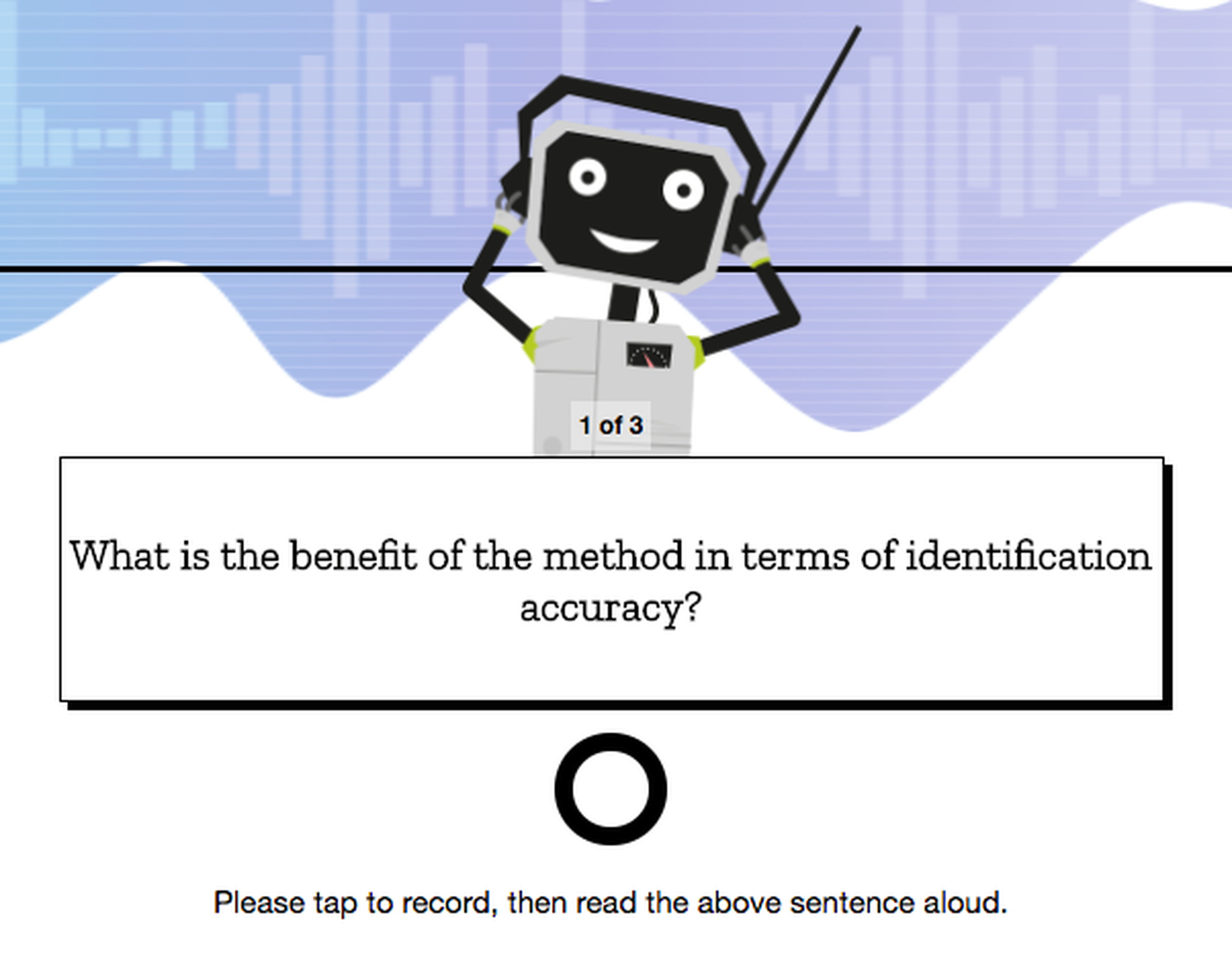 Mozilla’s Common Voice project asks volunteers to read out sample sentences like the one above.