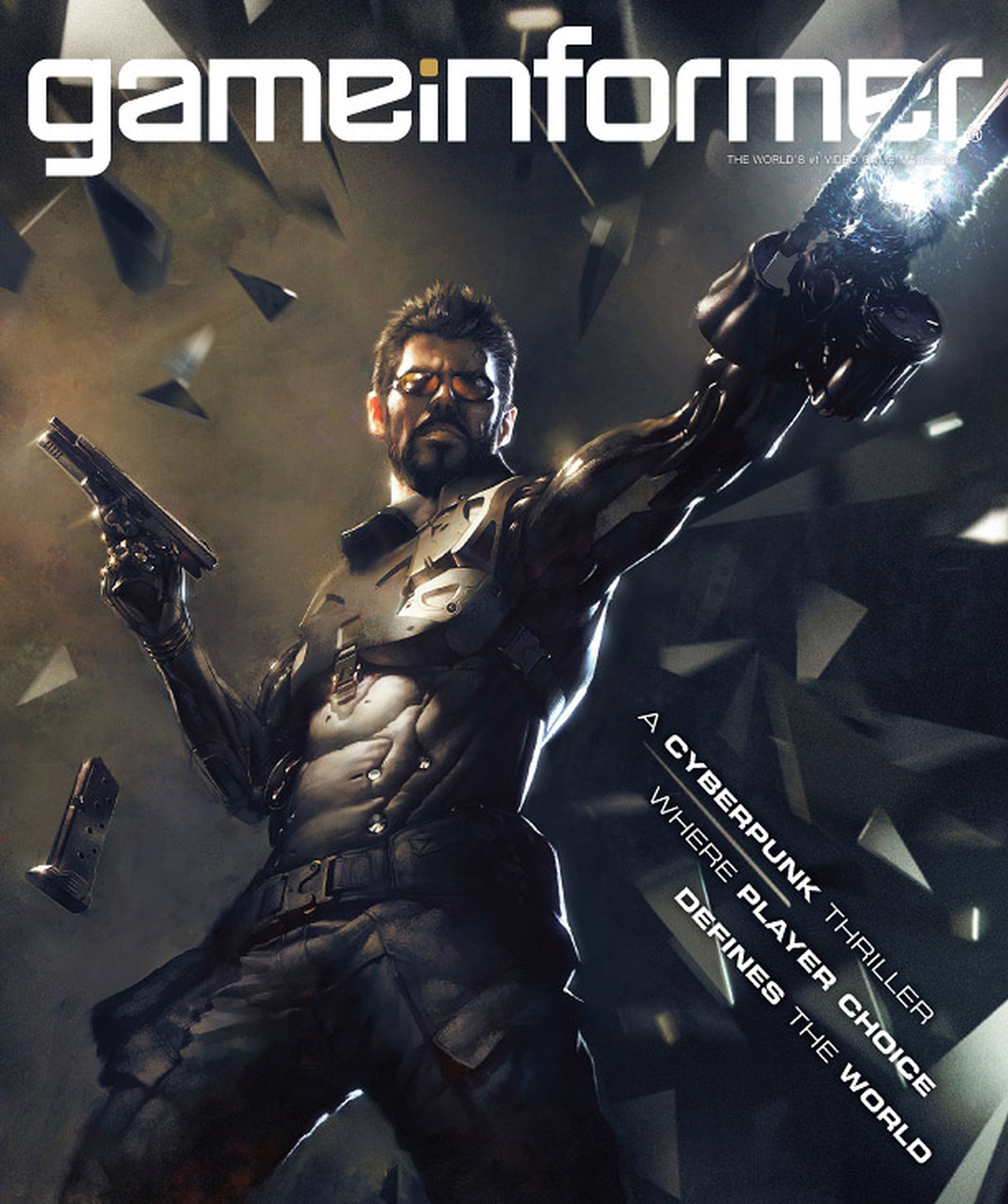Deus Ex Game Informer cover