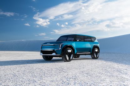 Kia’s EV9 concept car is a big, boxy vision of our electric future ...
