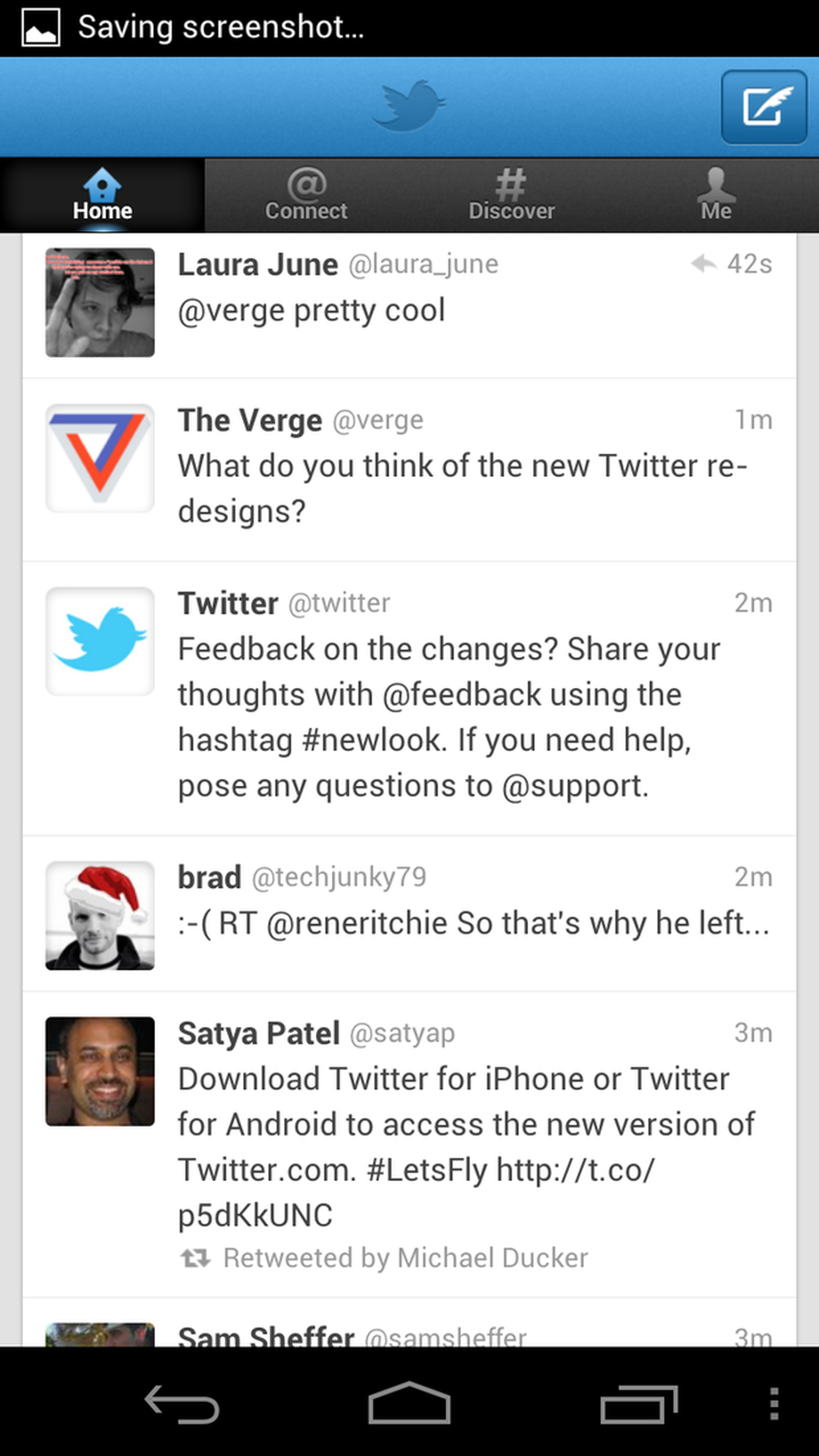 Twitter web, app and mobile redesign 2011 screenshots