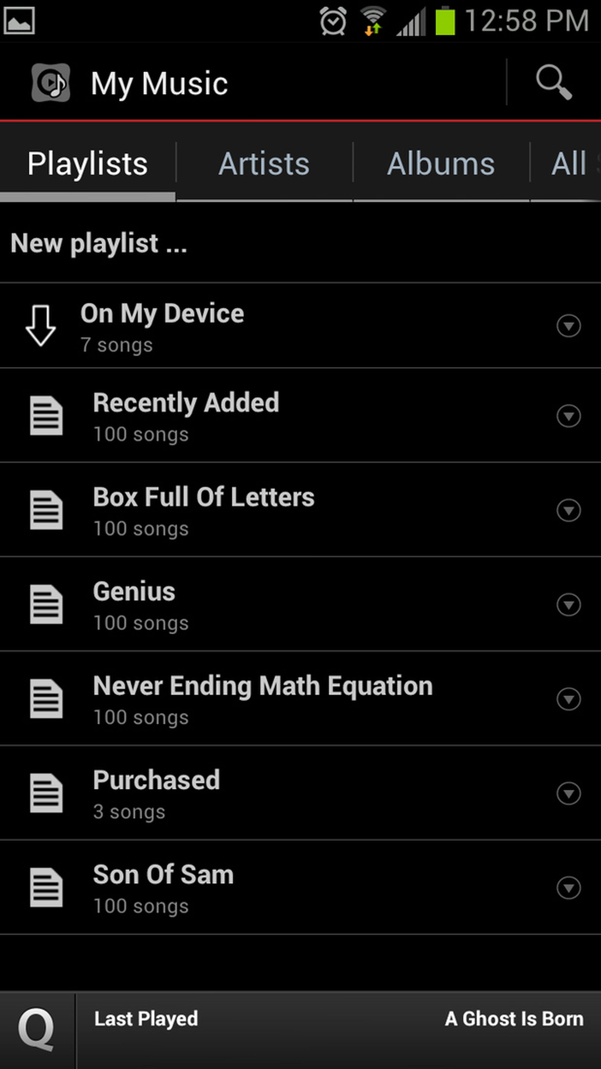 Samsung Music Hub screenshots