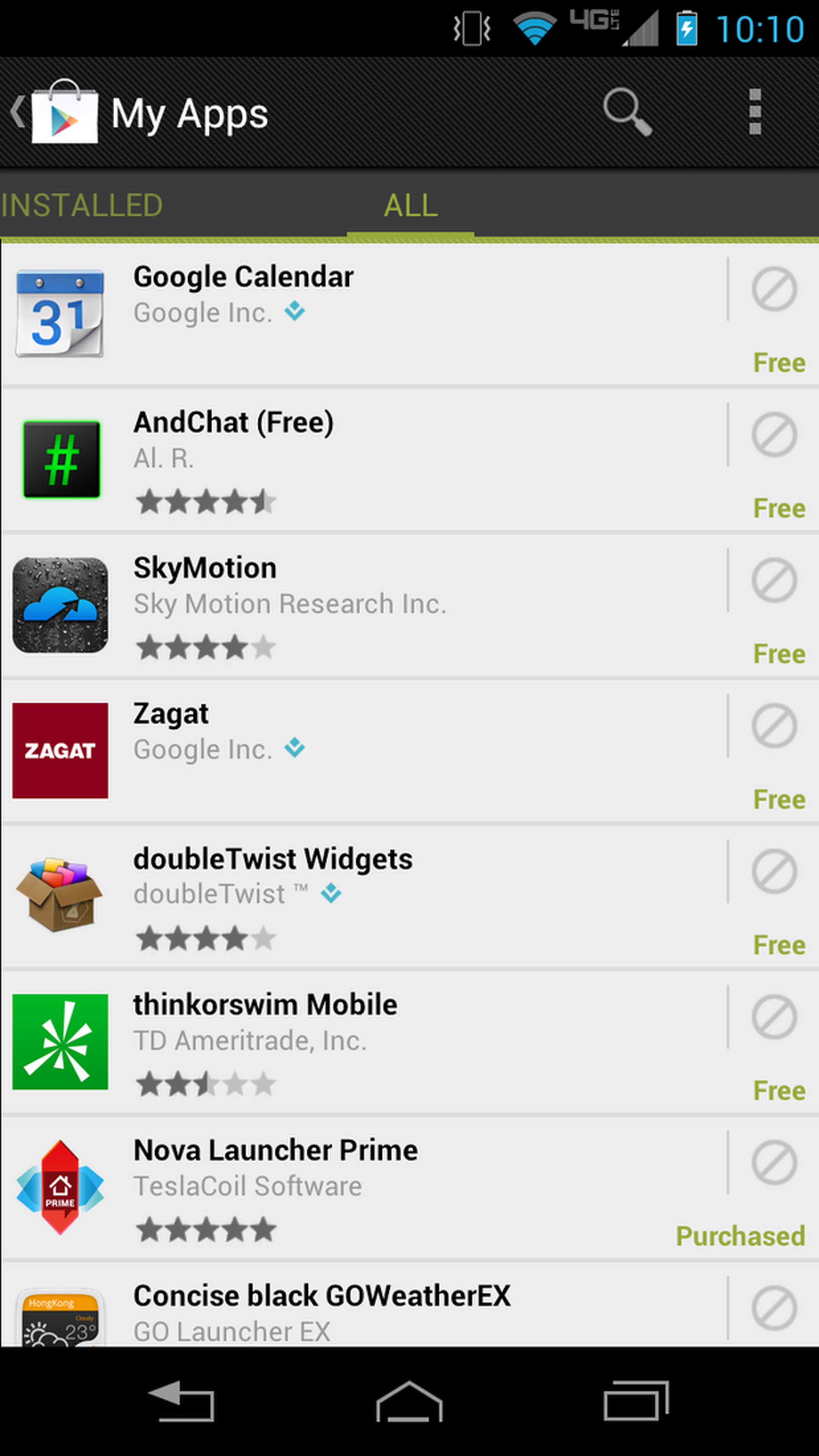 Google Play 3.9.16 screenshots