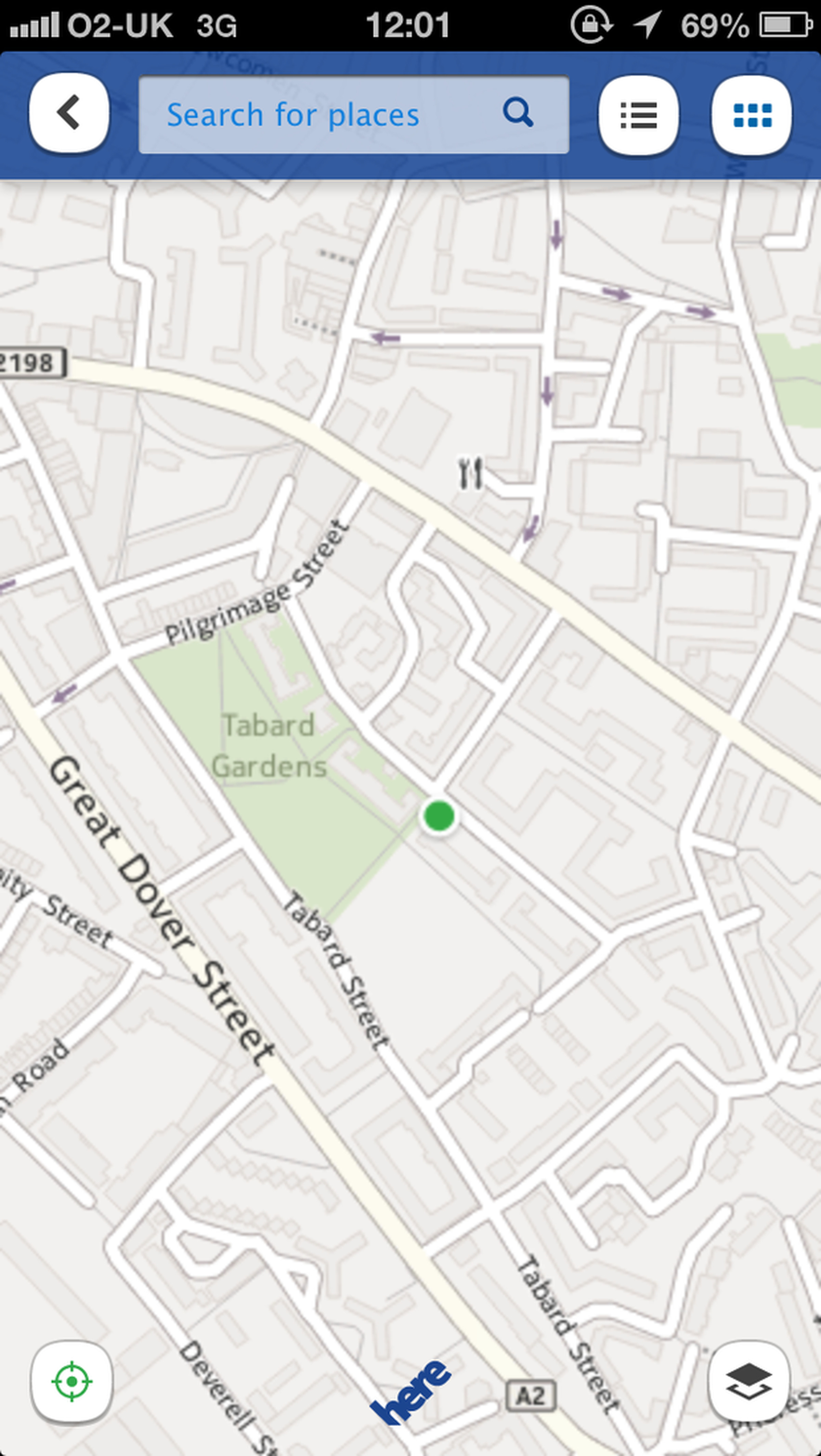 Nokia Here Maps for iOS screenshots