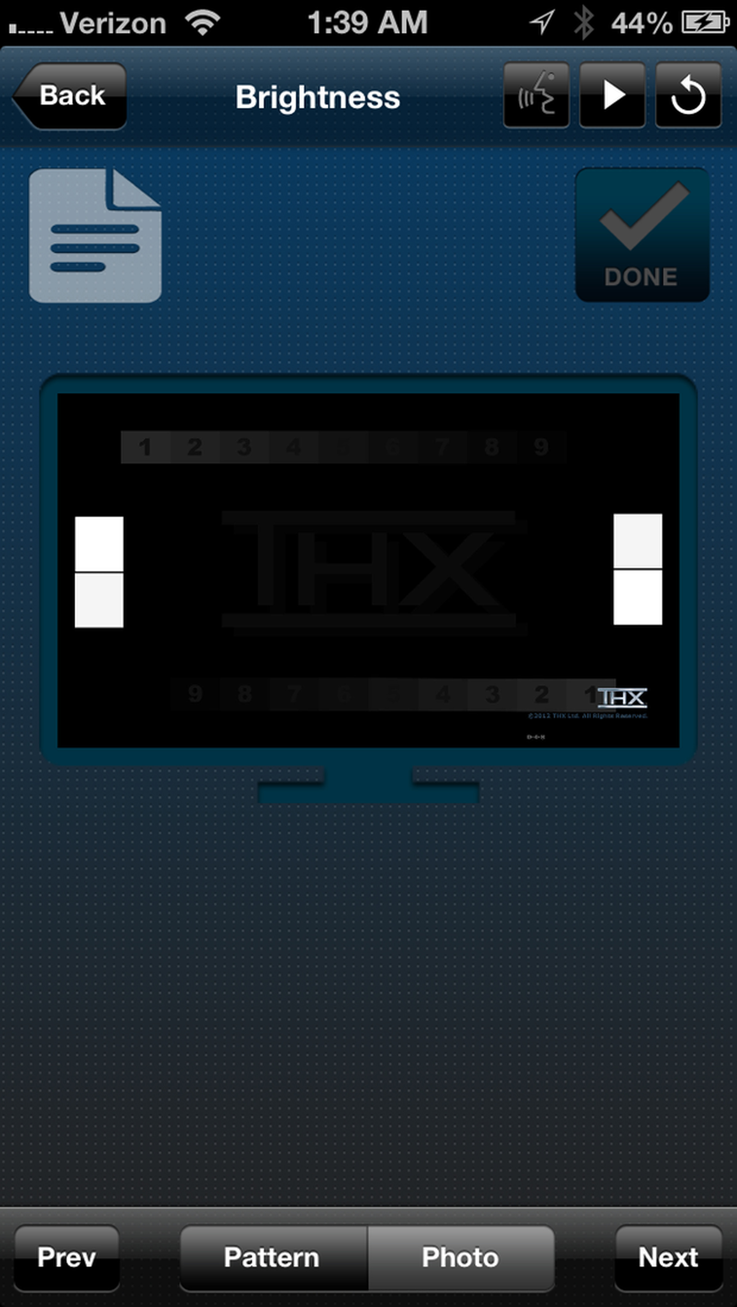 THX Tune-Up iOS app screenshots