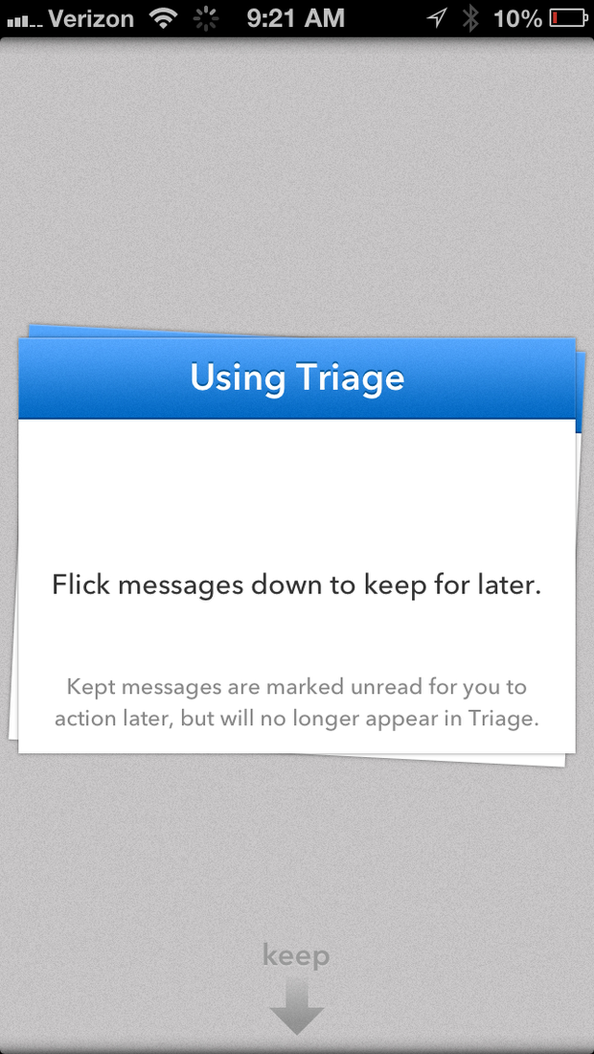Triage for iPhone screenshots