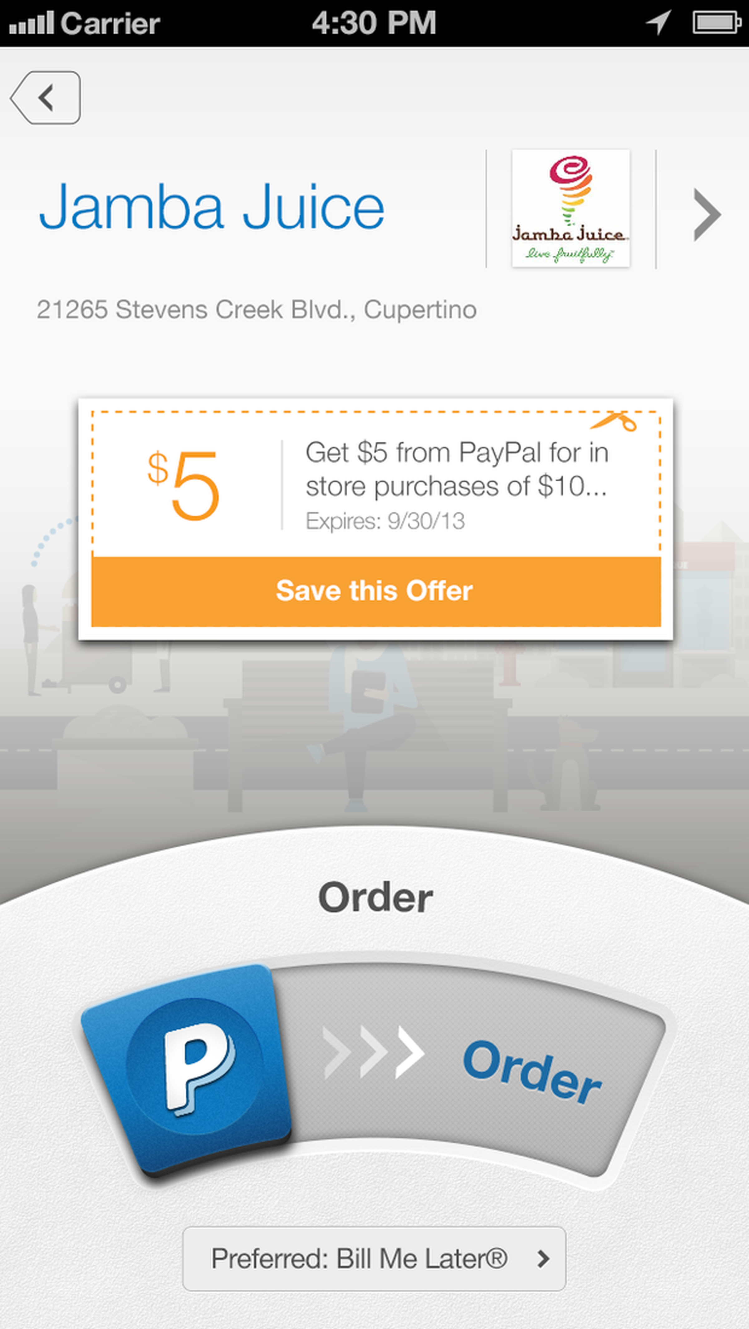 PayPal app redesign