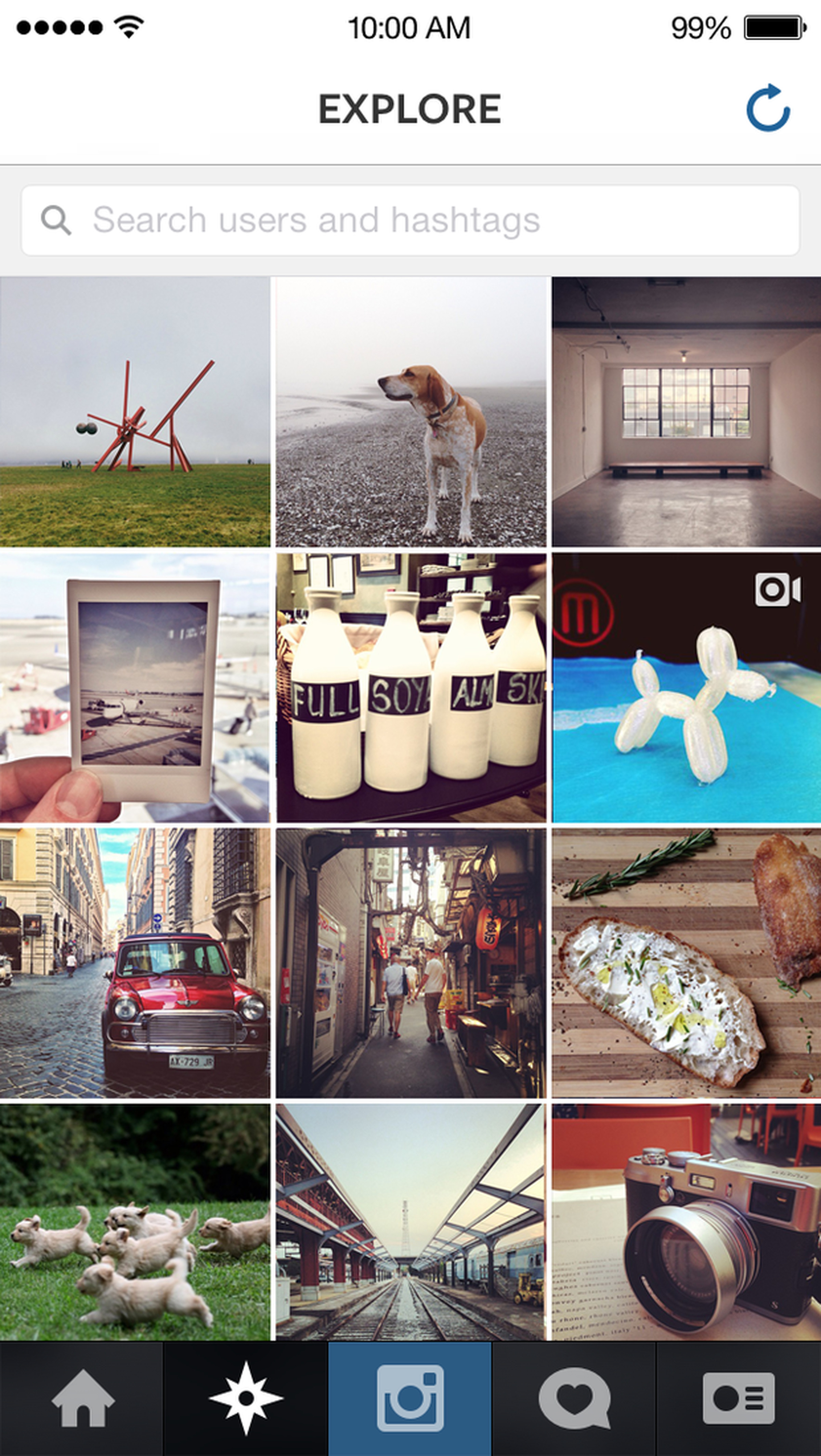 Instagram for iOS 7 screenshots