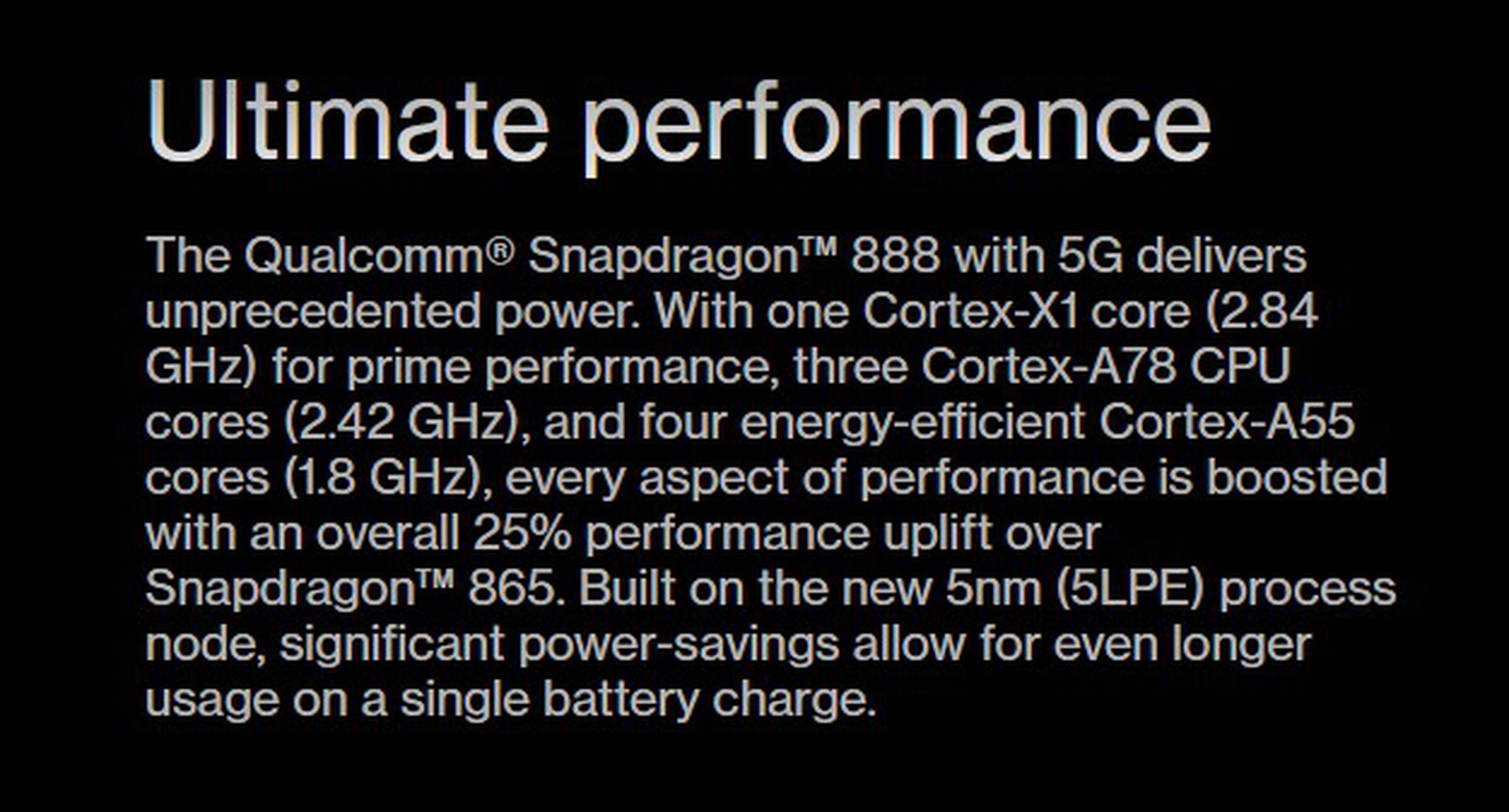 The OnePlus 9 Pro promises “ultimate performance” from its new Snapdragon chip.