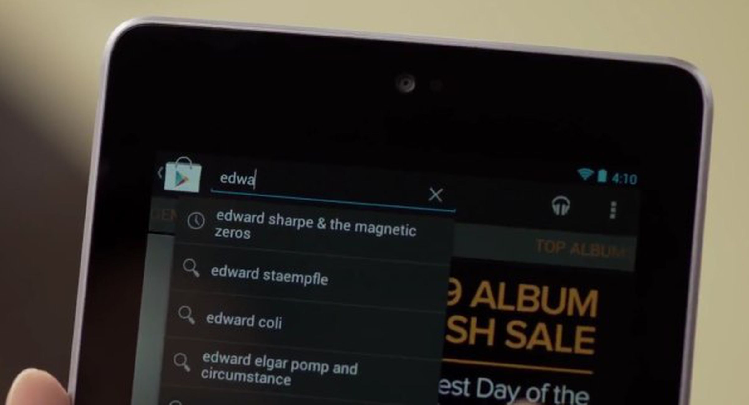 Nexus 7 tablet introductory video screenshots