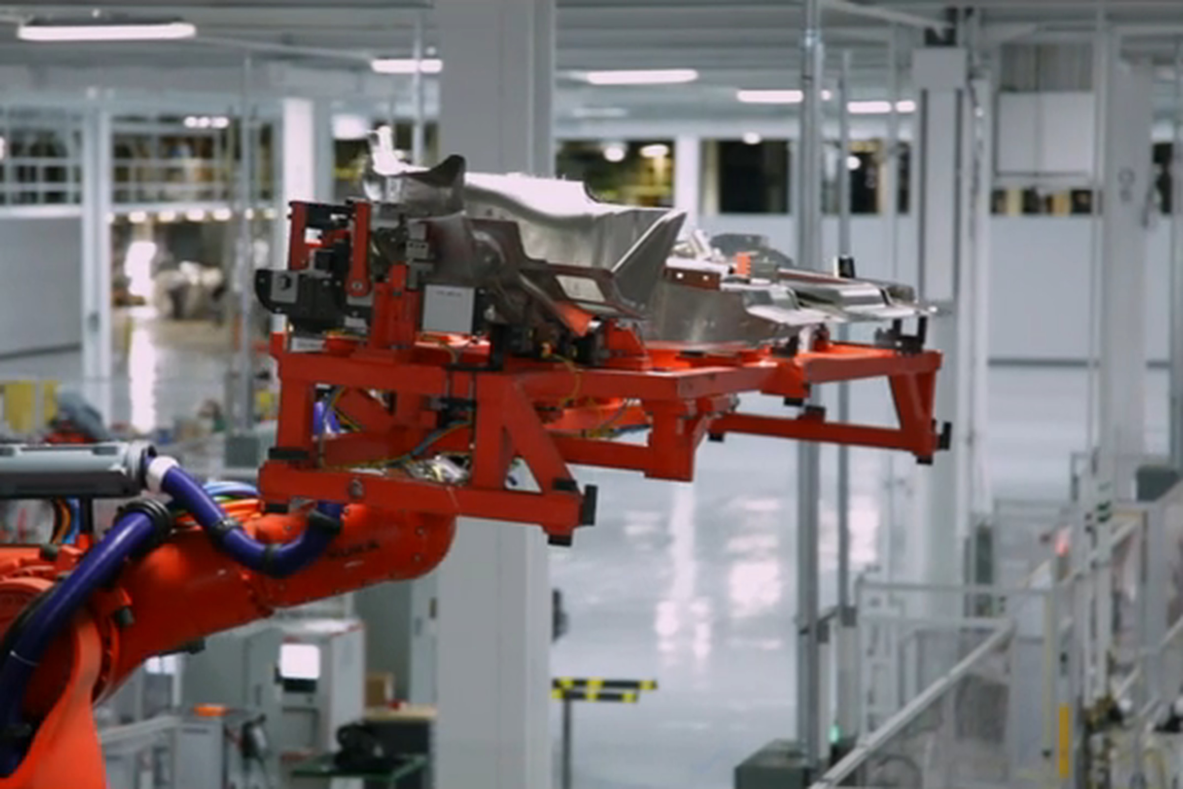 Tesla factory robot