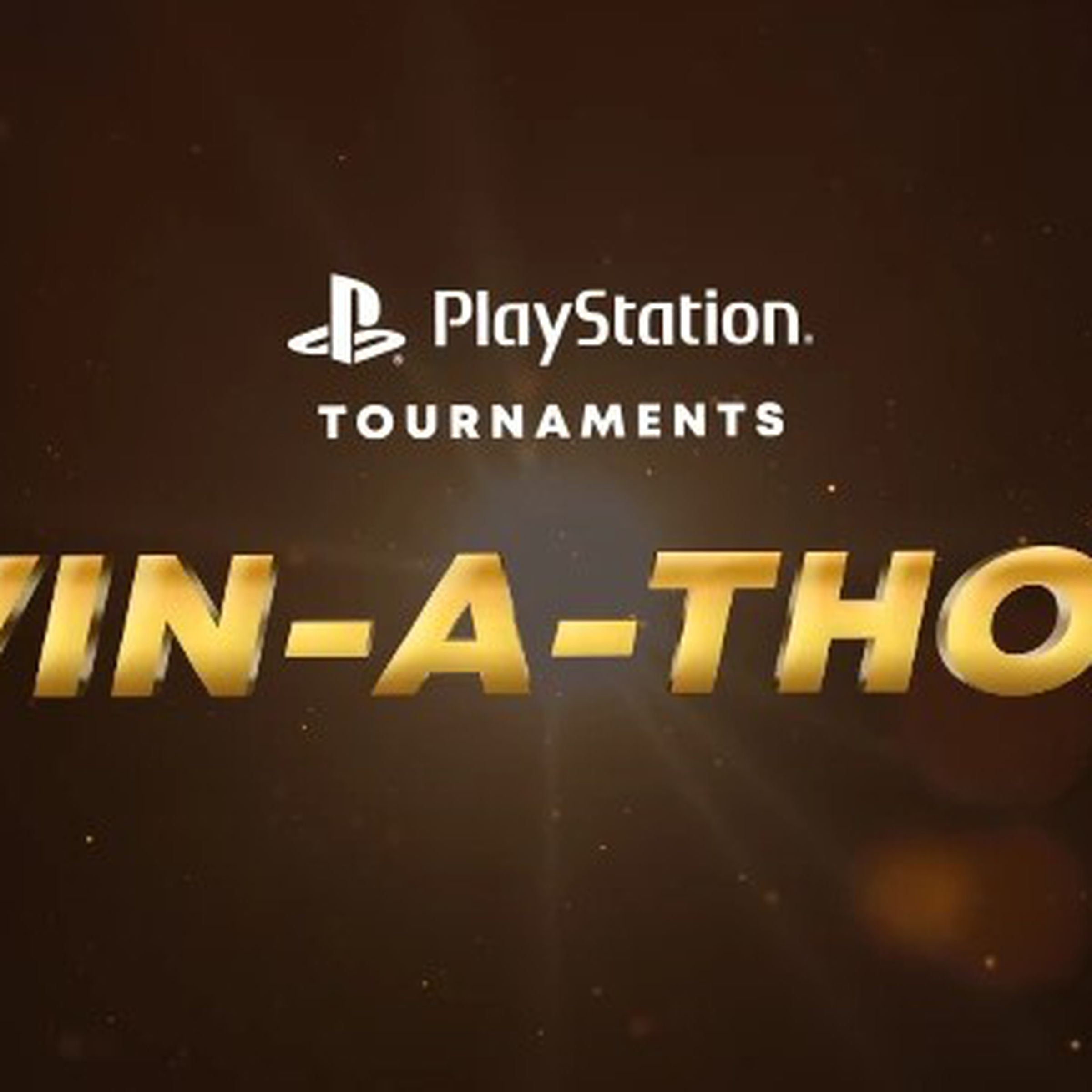 A promotional image for PlayStation’s Win-A-Thon tournament