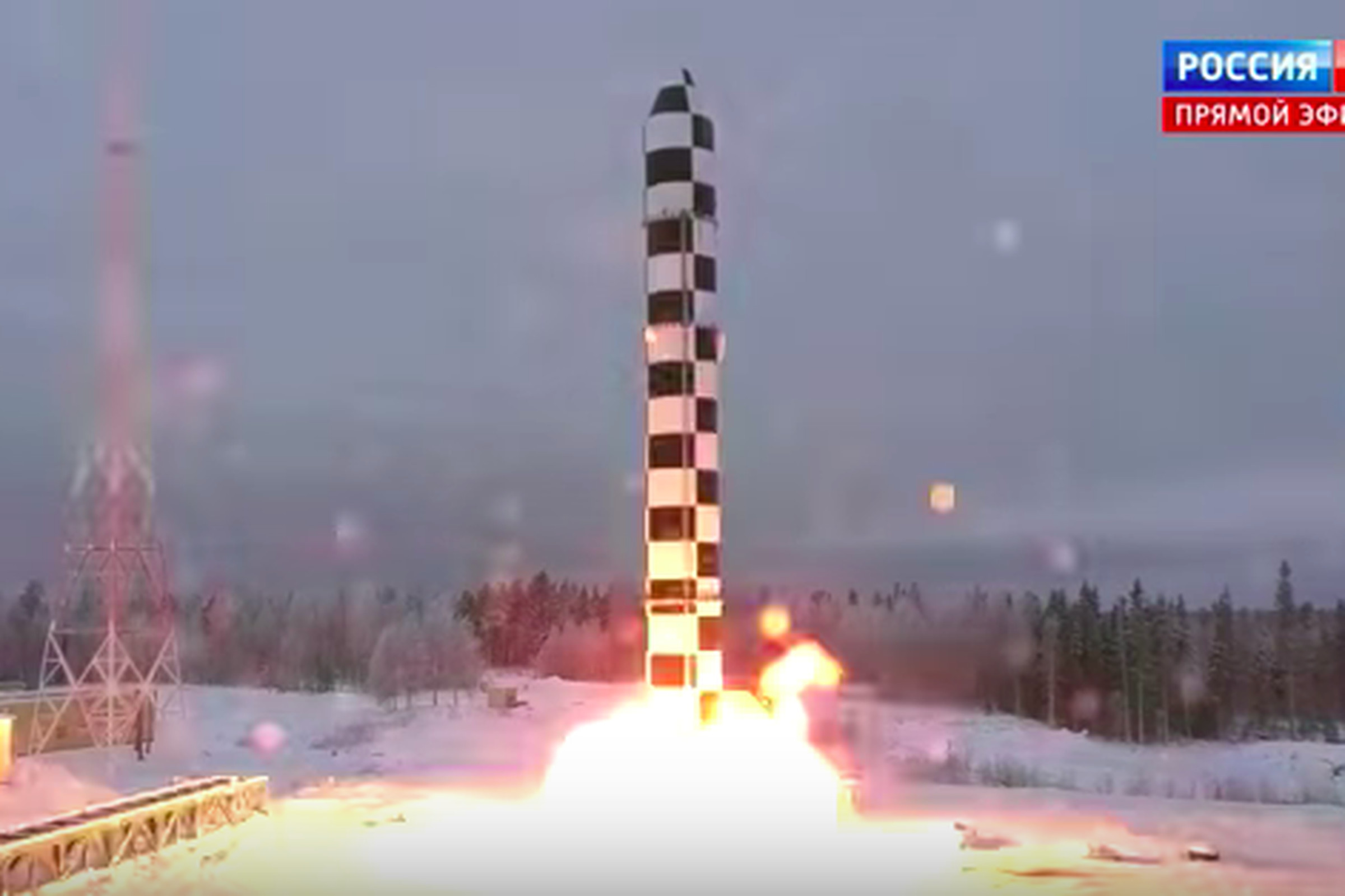 Missile test from Russia-24.