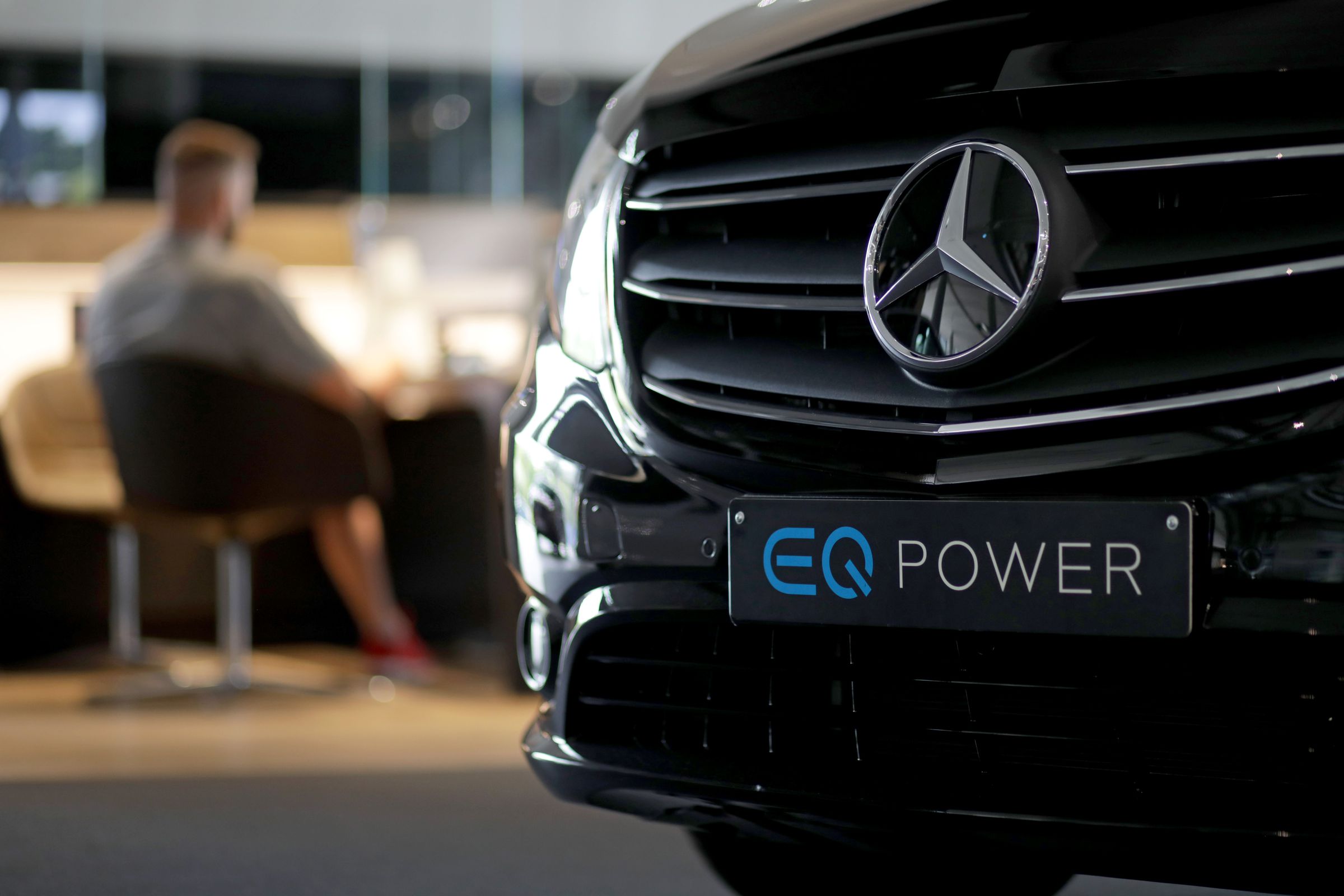 Mercedes-Benz AG Auto Showroom Ahead of Earnings