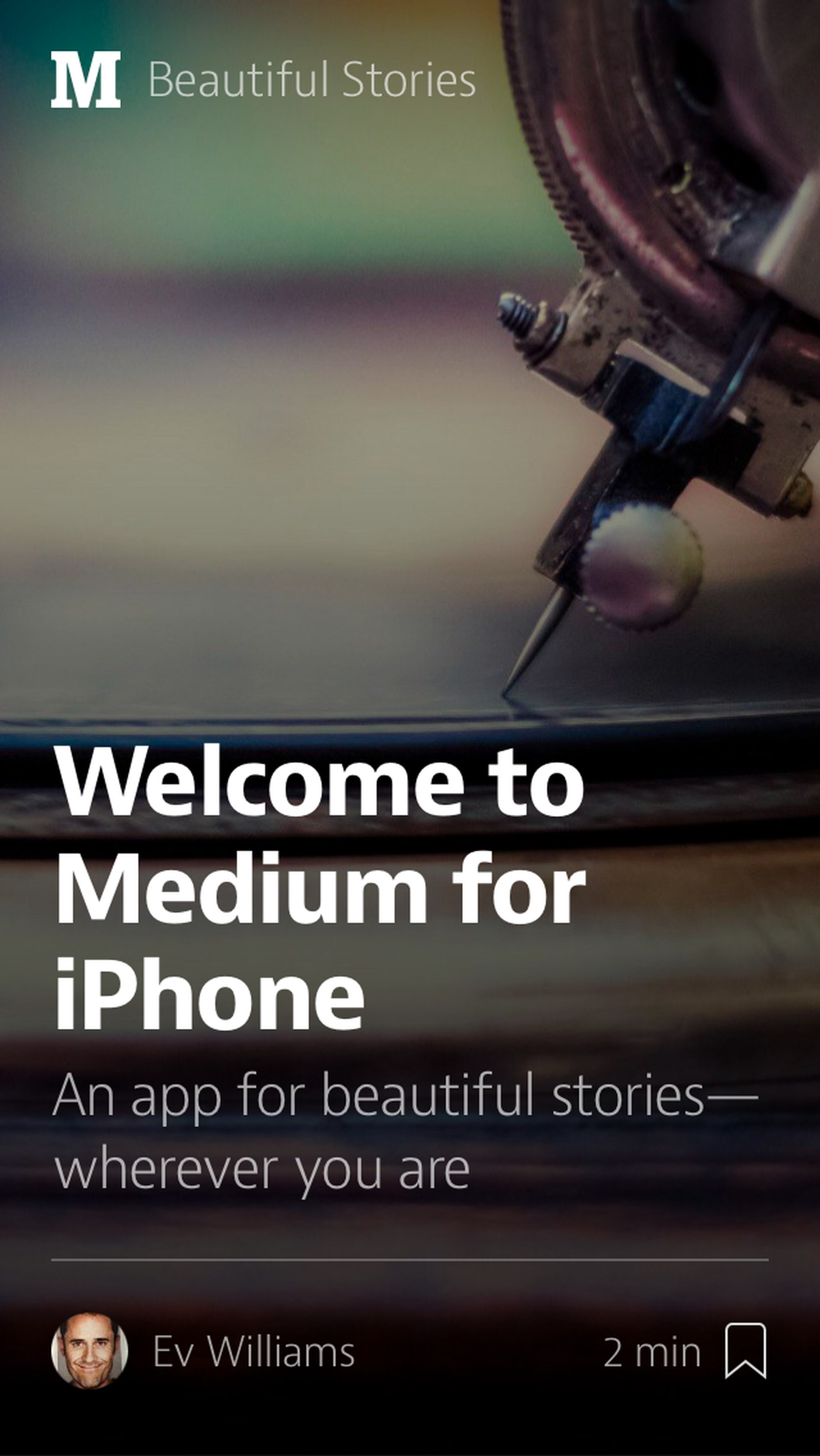 Medium for iPhone (screenshots)